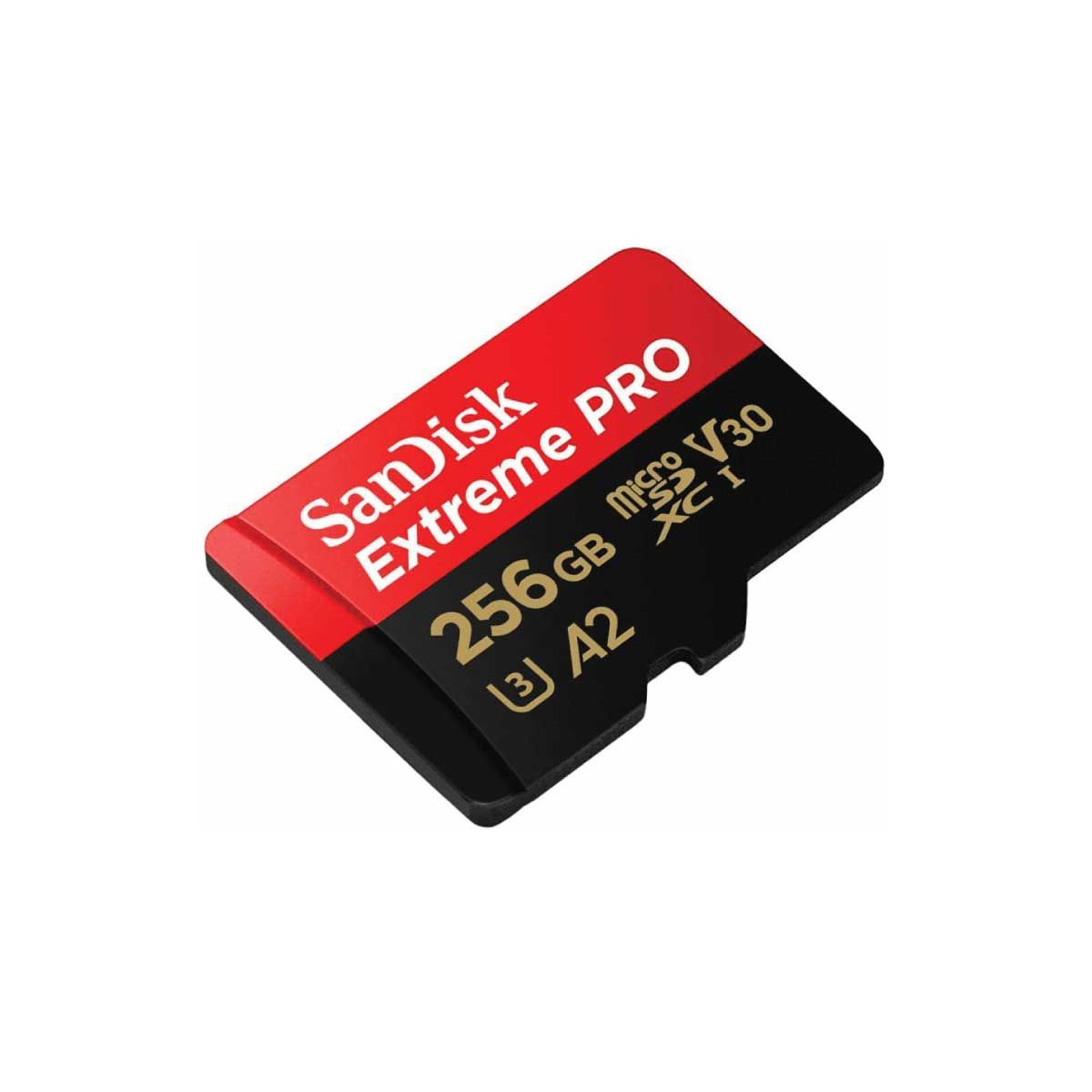 MICRO SD CARD 256 GB (ไมโครเอสดีการ์ด) SANDISK EXTREME PRO MICROSDXC UHS-I CARD (SDSQXCD-256G-GN6MA)