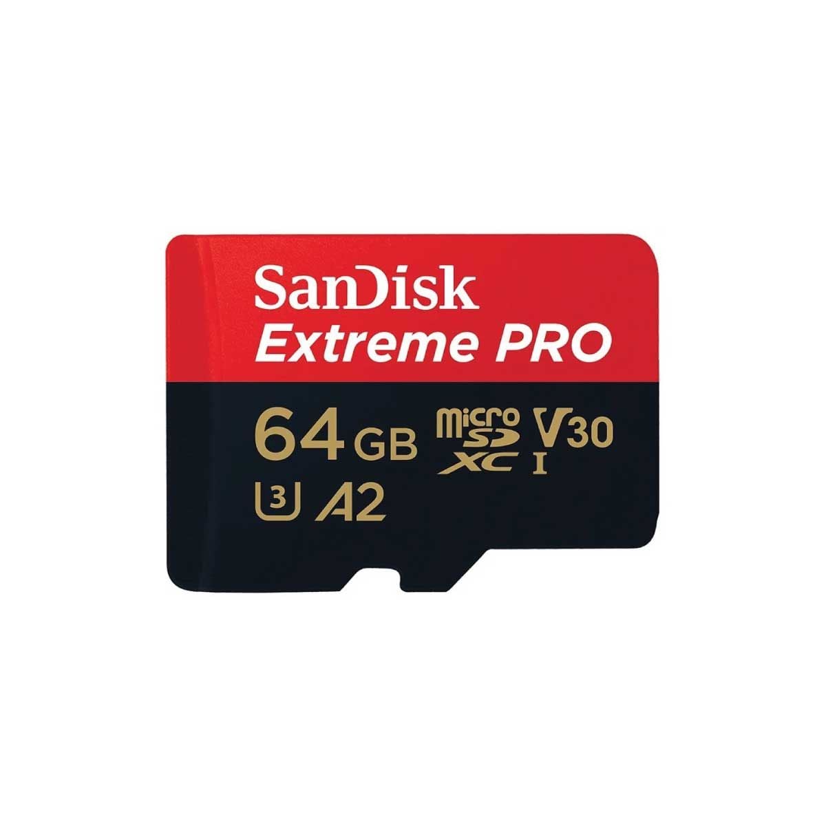 MICRO SD CARD 64 GB (ไมโครเอสดีการ์ด) SANDISK EXTREME PRO MICROSDXC UHS-I CARD (SDSQXCU-064G-GN6MA)