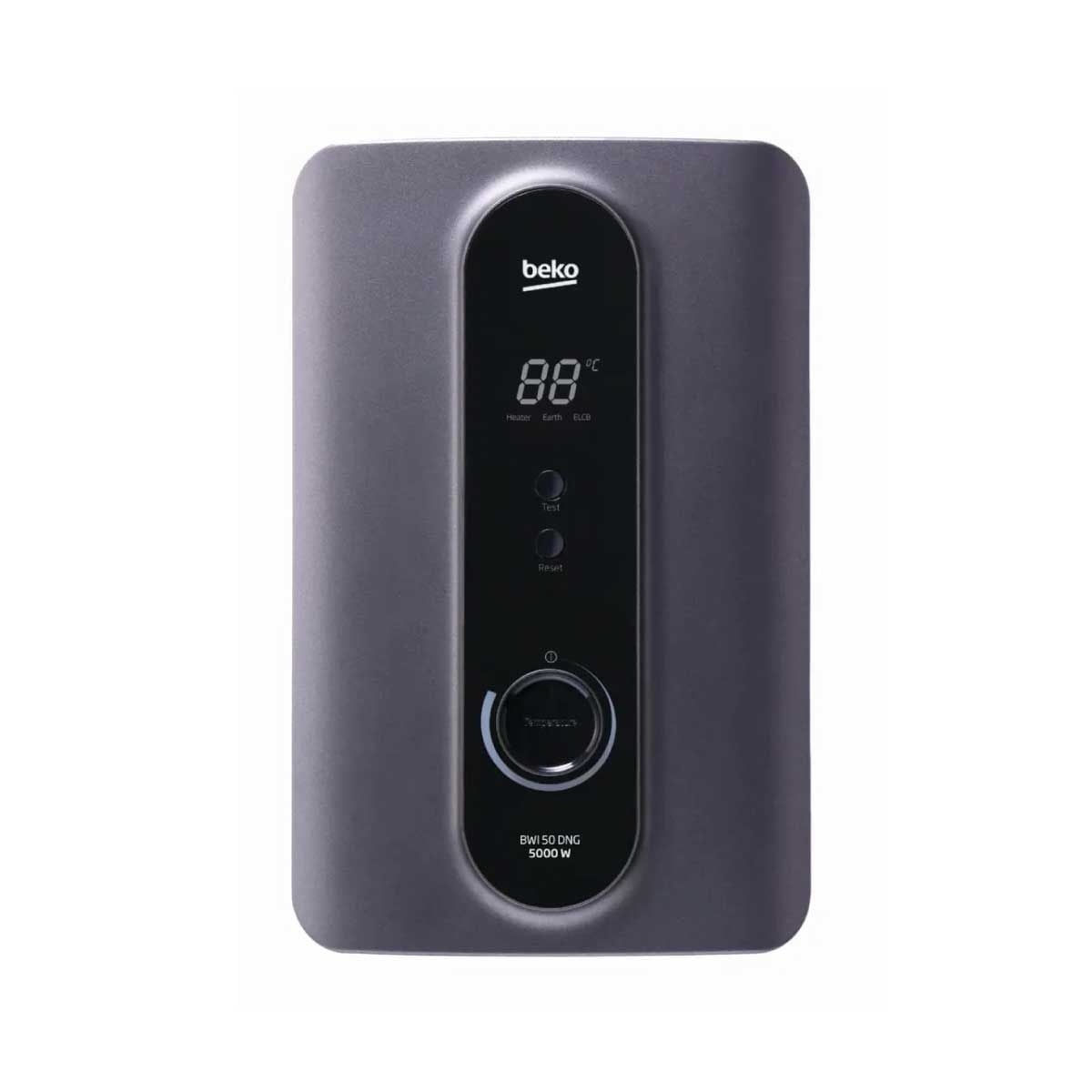 BEKO เครื่องทำน้ำอุ่น5000W+ราวสไลด์ สีดำ BWI50DNG