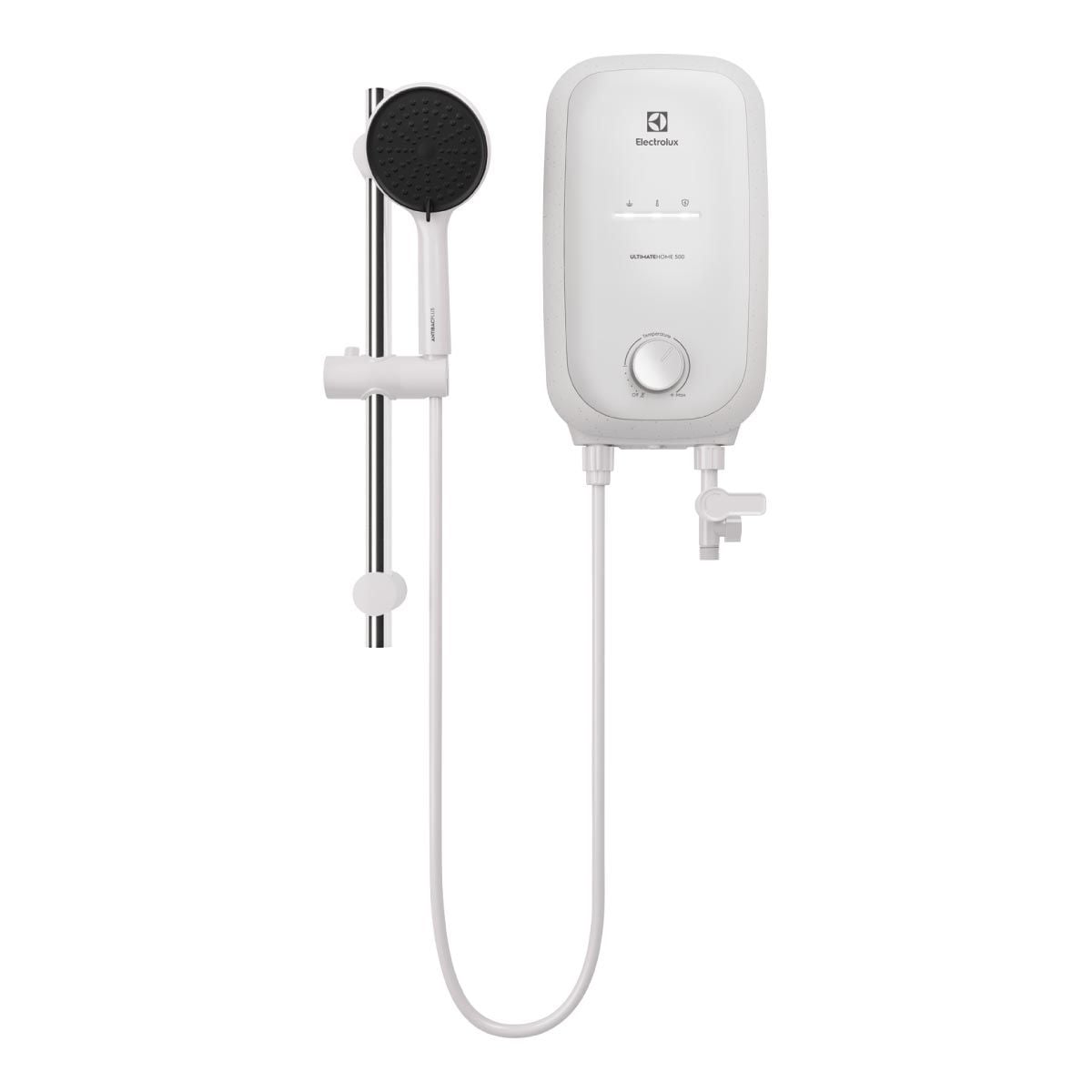 ELECTROLUX เครื่องทำน้ำอุ่น4500W+ราวสไลด์ สีขาว Series500 รุ่น EWE451QXW4