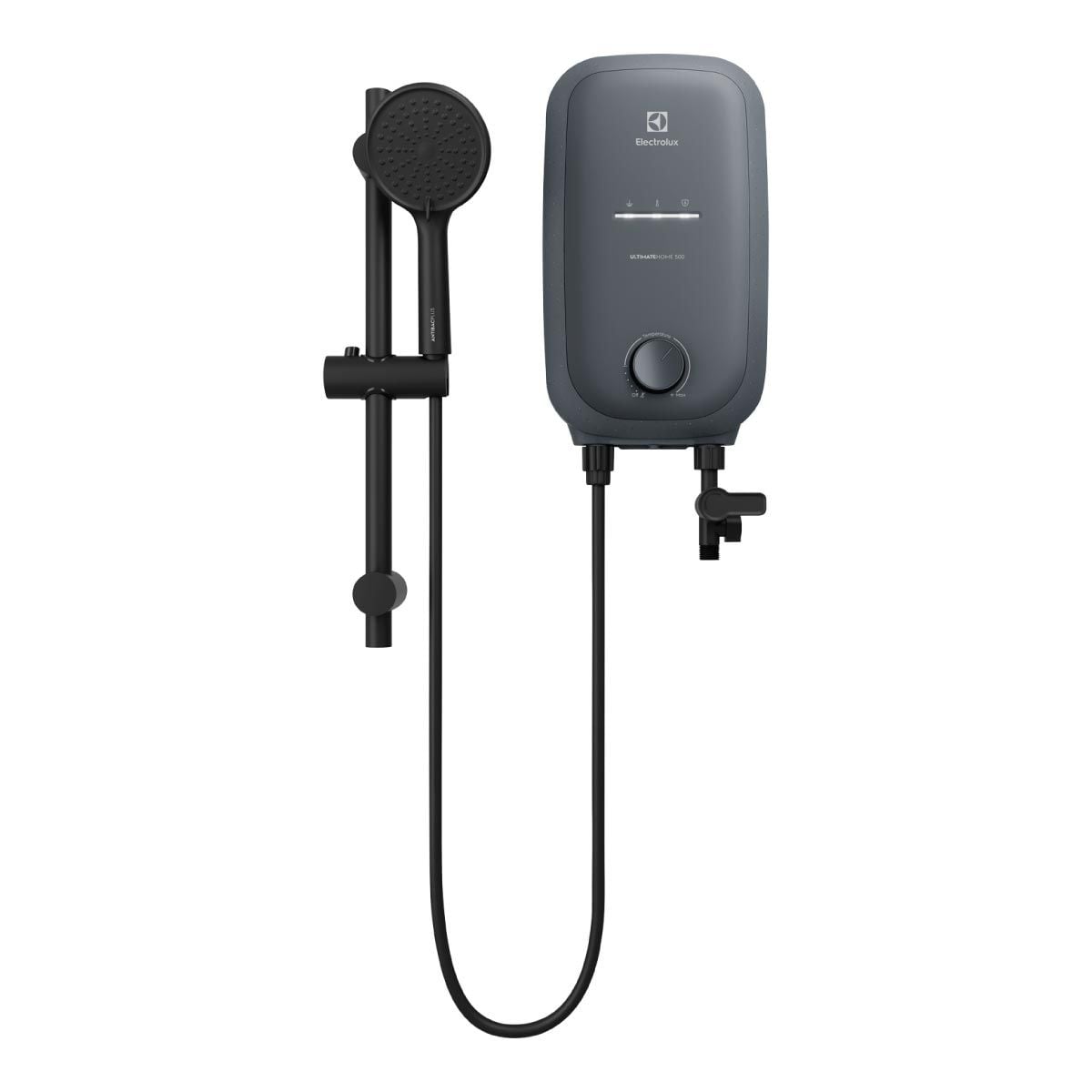 ELECTROLUX  เครื่องทำน้ำอุ่น4800W+ราวสไลด์ สีดำ Series500 รุ่น EWE481QXG4
