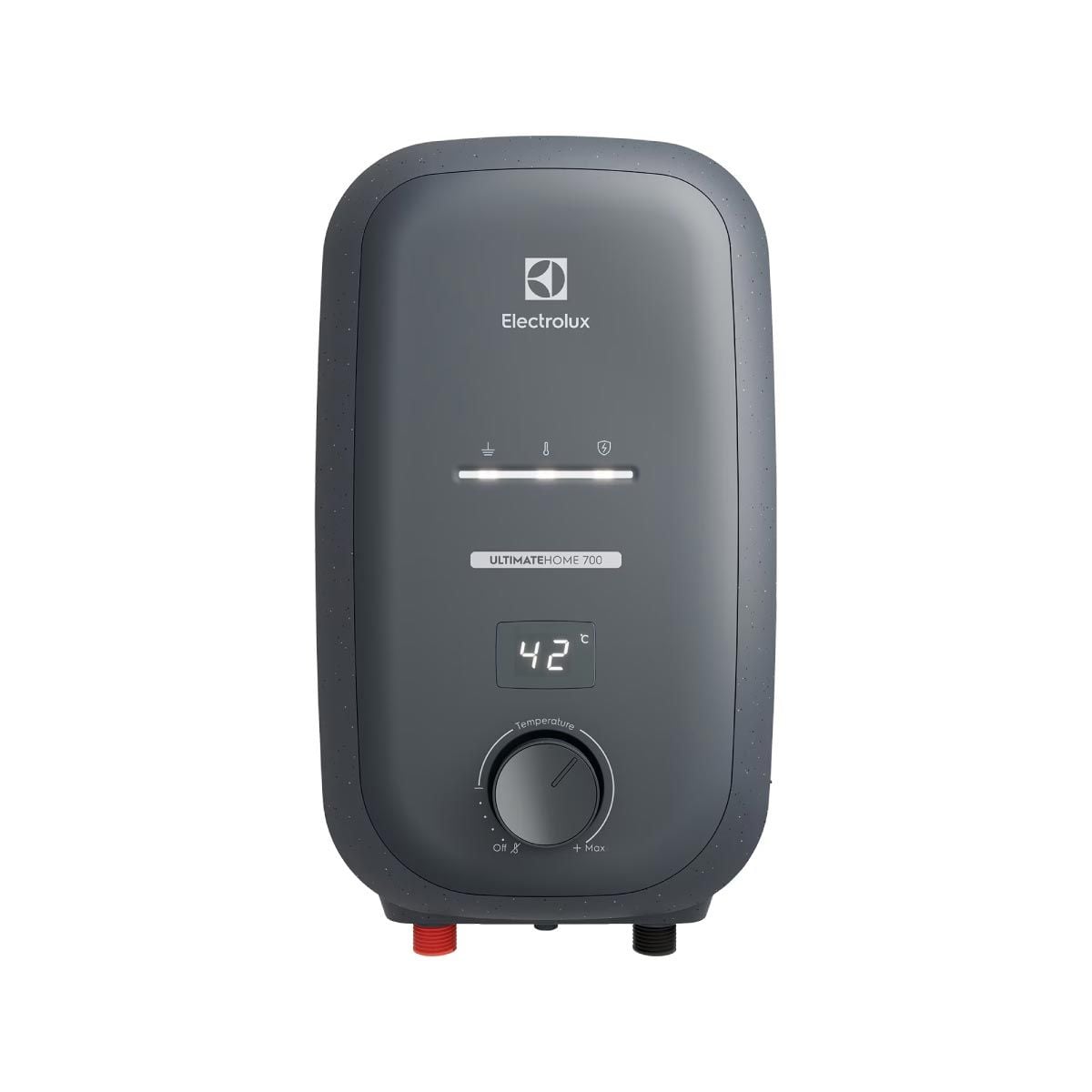 ELECTROLUX เครื่องทำน้ำอุ่น4800W+ราวสไลด์ สีดำ Series700 รุ่น EWE481RX1G6