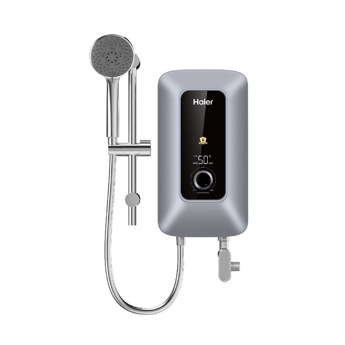 HAIER เครื่องทำน้ำอุ่น4500W+ราวสไลด์ สีเงิน K Series รุ่น EI45E-K3CS