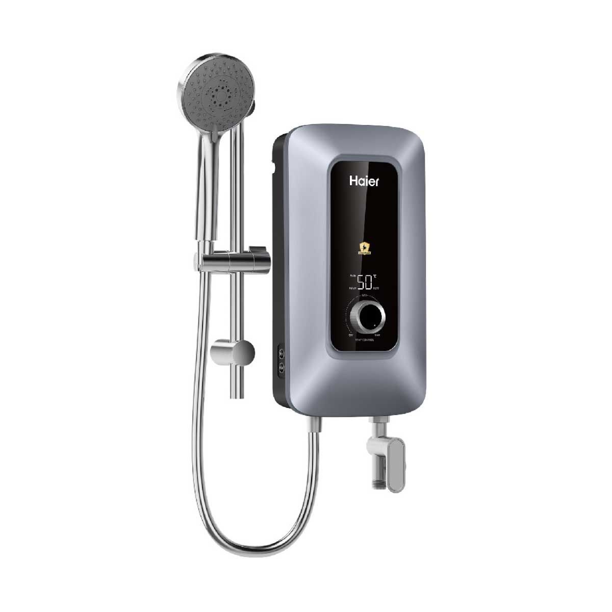 HAIER เครื่องทำน้ำอุ่น4500W+ราวสไลด์ สีเงิน K Series รุ่น EI45E-K3CS