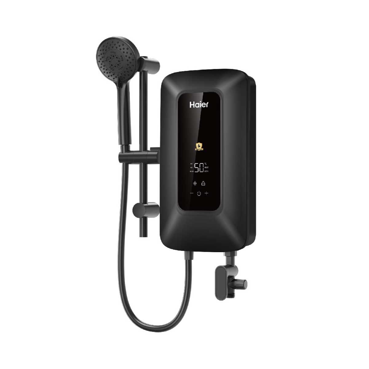 HAIER เครื่องทำน้ำอุ่น 4500W+ราวสไลด์ สีดำ K Series รุ่น EI45E-K5CB