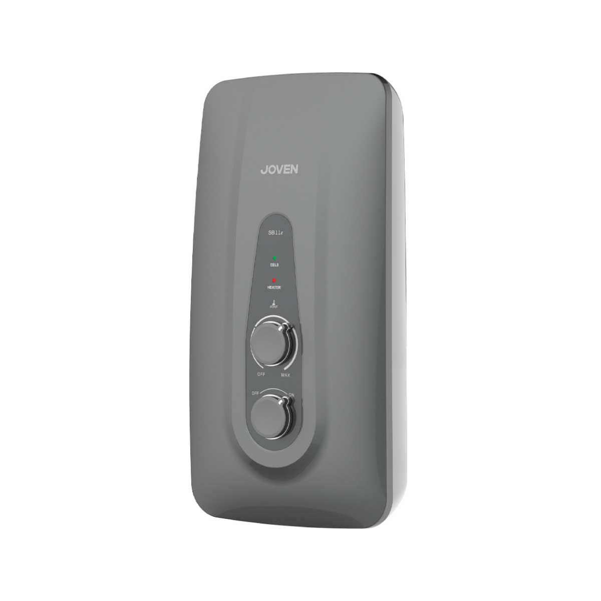 JOVEN เครื่องทำน้ำอุ่น 5500W+ราวสไลด์ สีเทาเข้ม รุ่น55SB11E/GY