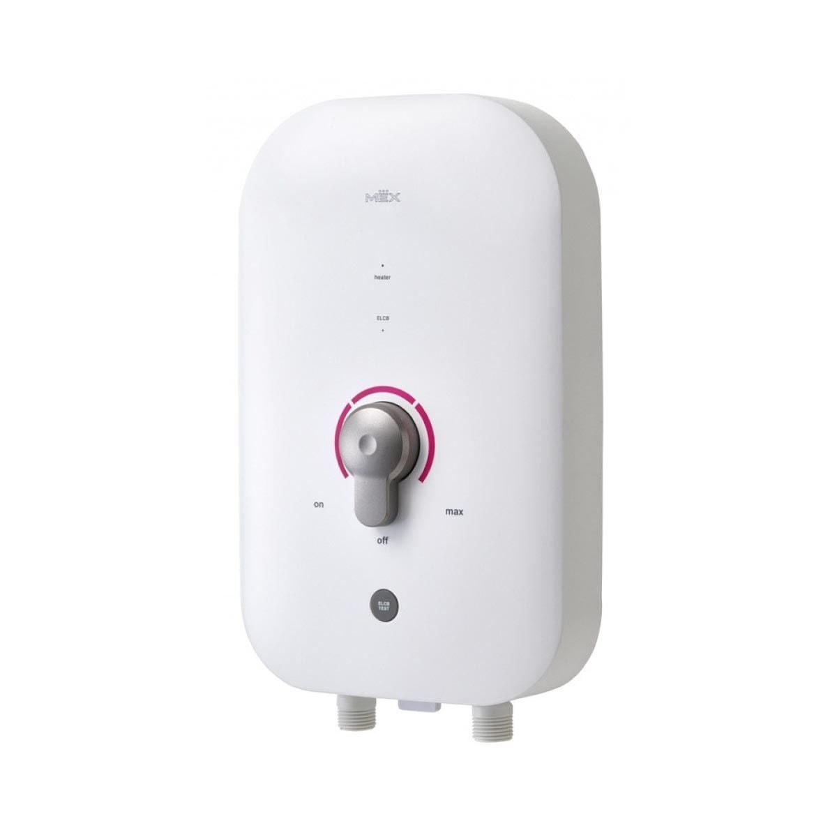 MEX เครื่องทำน้ำอุ่นMEX4500W+ราวสไลด์ สีขาวชมพู รุ่น COCO450(MR)