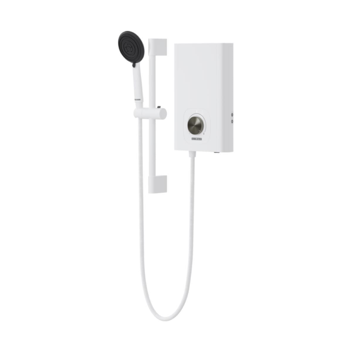 STIEBEL เครื่องทำน้ำอุ่น 4500W มีราวสไลด์ สีขาว รุ่น AQX-45