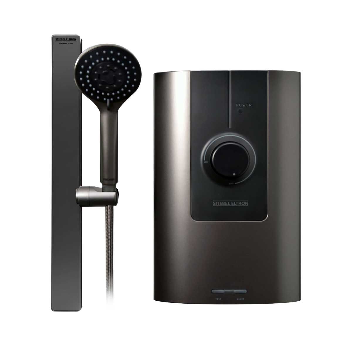 STIEBEL ELTRON เครื่องทำน้ำอุ่น 4500 วัตต์ + ฝักบัว สีดำ รุ่น WS-45E-2 TITANIUM
