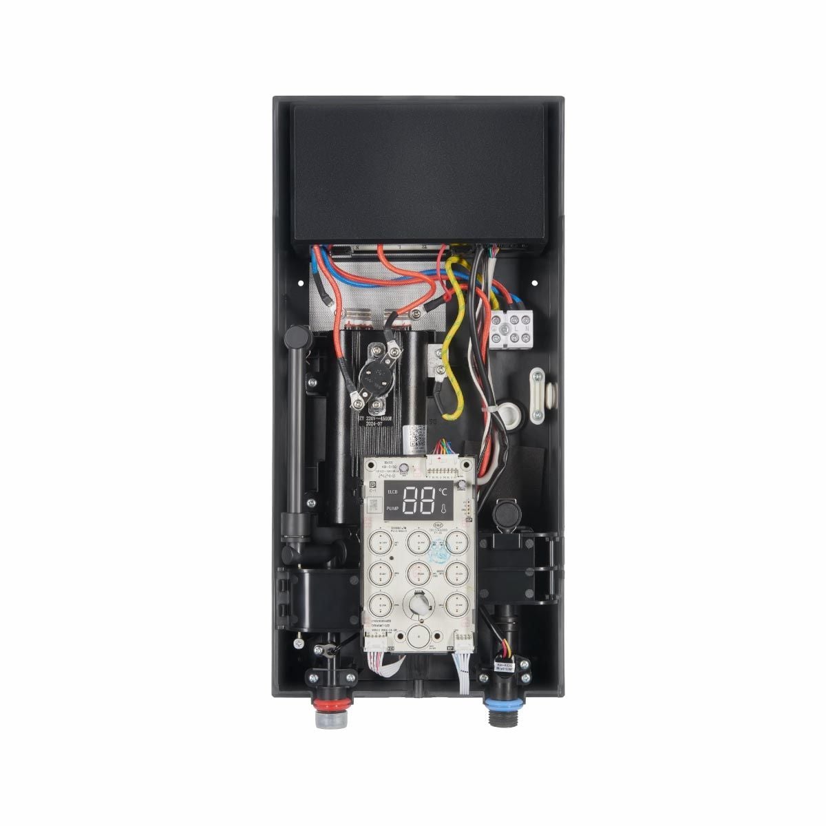 TOSHIBA เครื่องทำน้ำอุ่น4500W+ราวสไลด์ ดิจิตอล สีดำTWH45E MCNTH(K)-KB