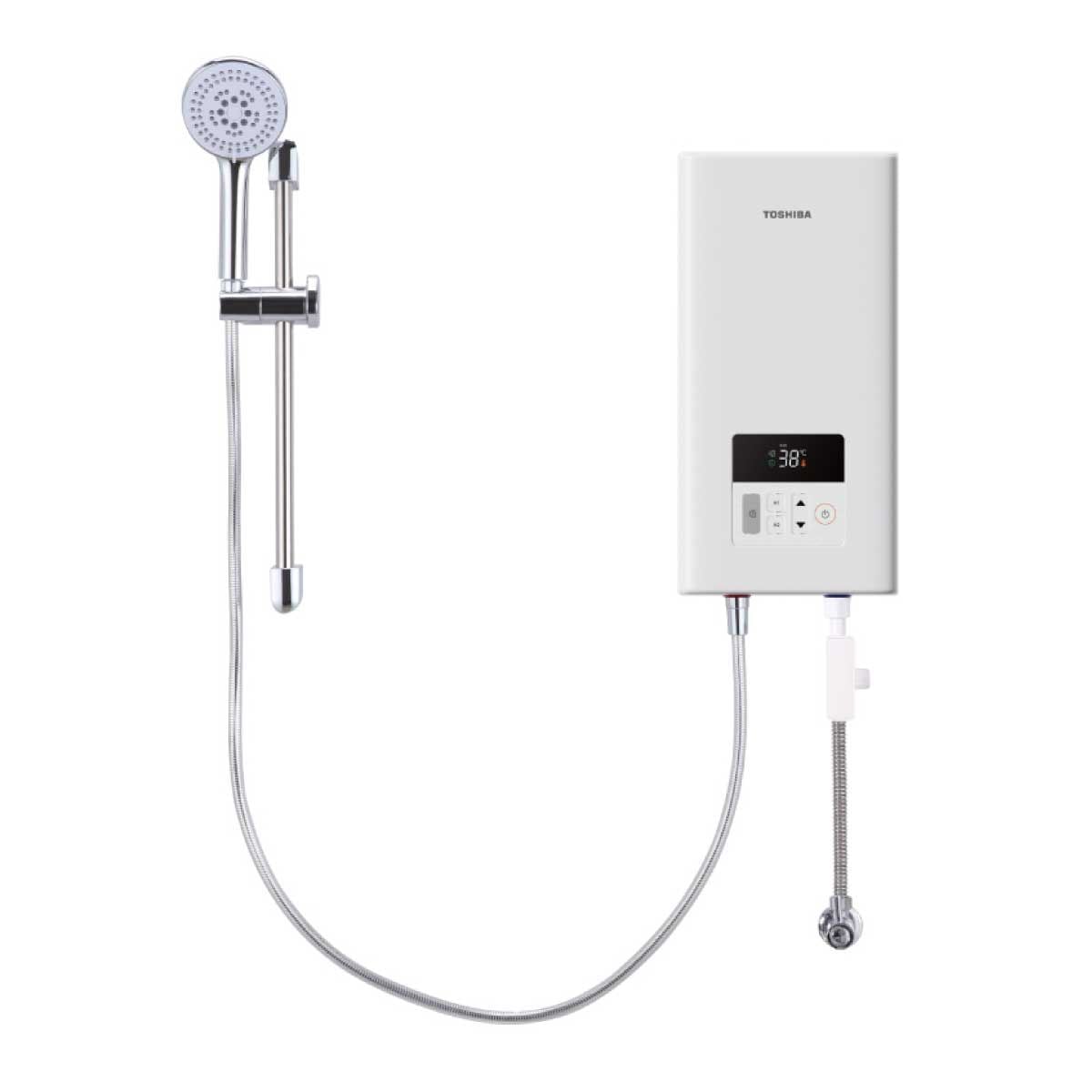 TOSHIBA เครื่องทำน้ำอุ่น  4,800 วัตต์ Digitalรุ่น TWH-48EFNTH(W)-CB