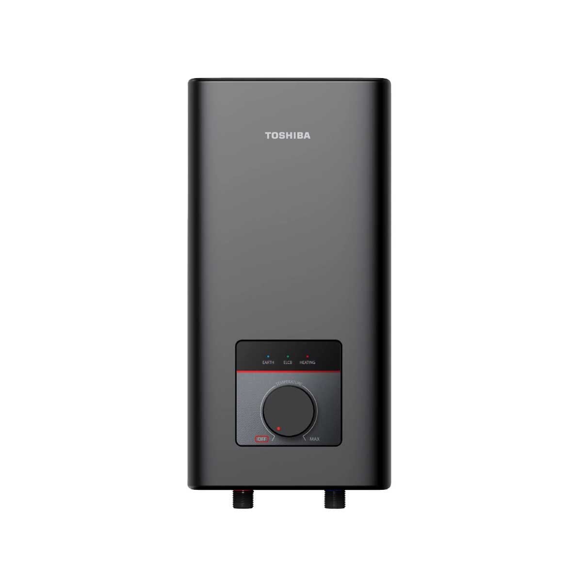 TOSHIBAเครื่องทำน้ำอุ่น4800W+ราวสไลด์ สีดำSensTemp รุ่นTWH48MFNTHKCB