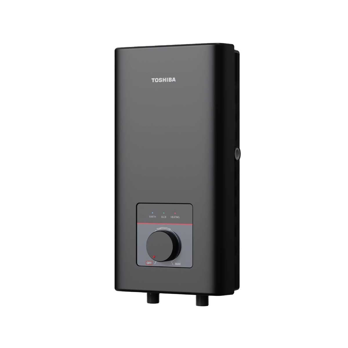 TOSHIBAเครื่องทำน้ำอุ่น4800W+ราวสไลด์ สีดำSensTemp รุ่นTWH48MFNTHKCB