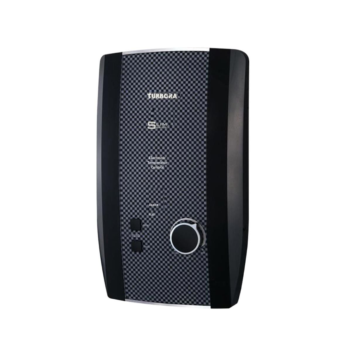 TURBORA เครื่องทำน้ำอุ่น5500W ราวสไลด์ สีดำ S-5500E/KB