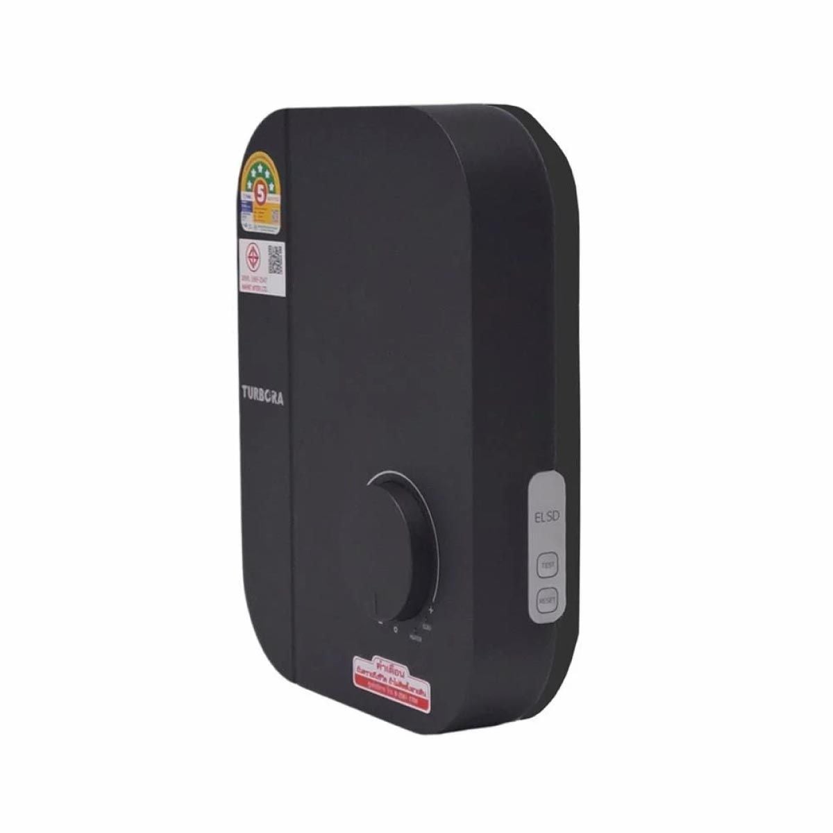 Turbora เครื่องทำน้ำอุ่น4500W ราวสไลด์ สีดำ รุ่น X4500/BK