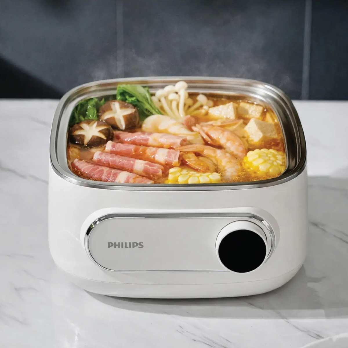 PHILIPS หม้อนึ่งไอน้ำ1200W 2.6ลิตร รุ่นHD3300/20