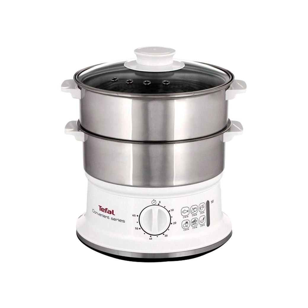 Tefal Steampot หม้อนึ่งไฟฟ้า กำลังไฟ 900 วัตต์ ขนาดความจุ 6 ลิตร รุ่น VC145130 -Silver
