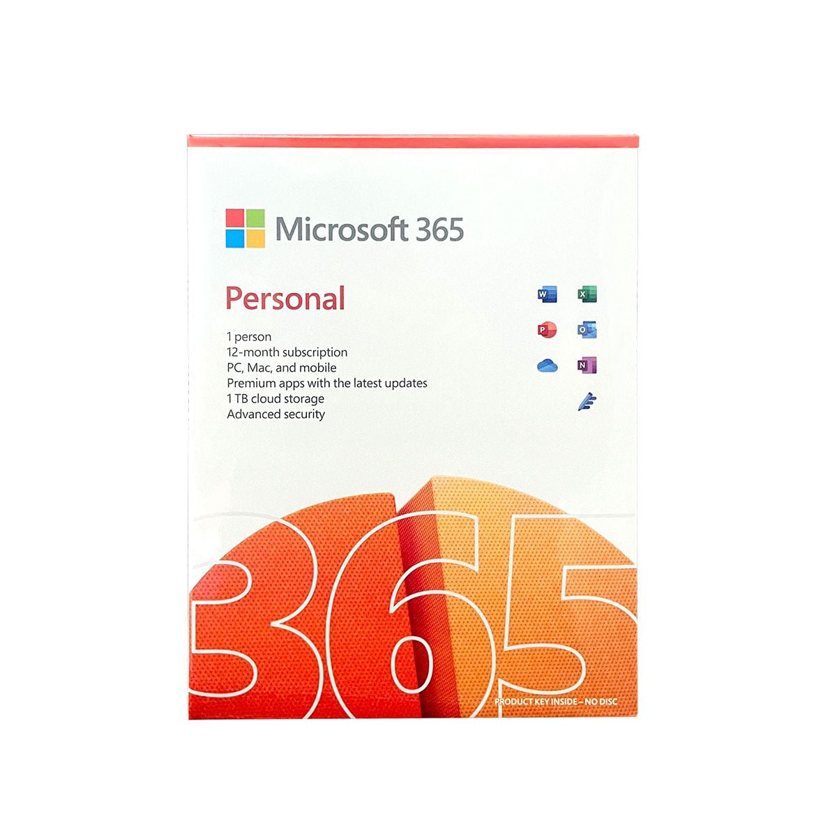 MICROSOFT OFFICE (ไมโครซอฟท์ออฟฟิศ) MICROSOFT 365 PERSONAL - ENGLISH P8 (QQ2-01398) (FPP) (อายุการใช้งาน 1 ปี)