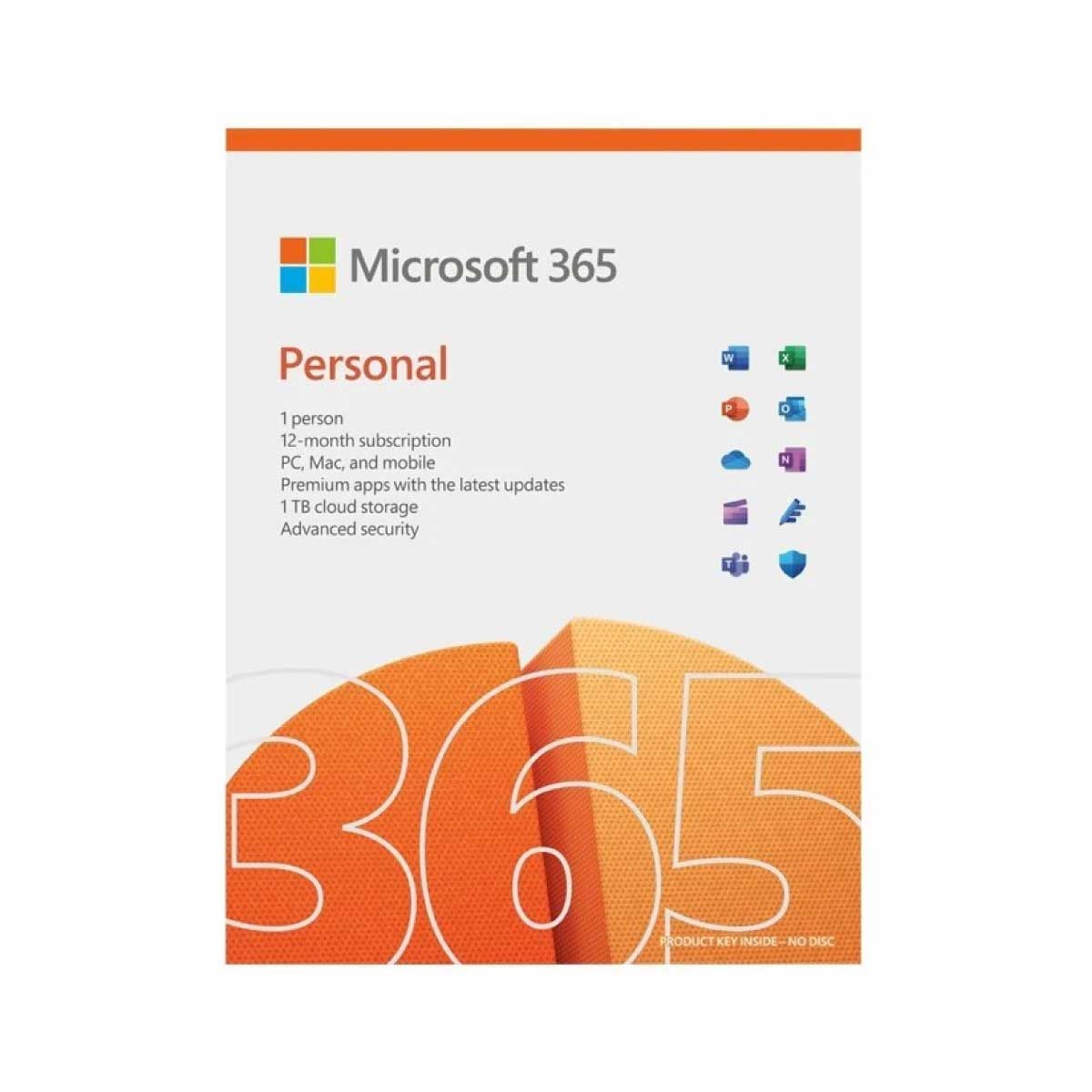 MICROSOFT 365 (ไมโครซอฟต์ 365) MICROSOFT 365 PERSONAL (1 PERSON - ENGLISH - 12-MONTH SUBSCRIPTION - FPP - QQ2-01896)