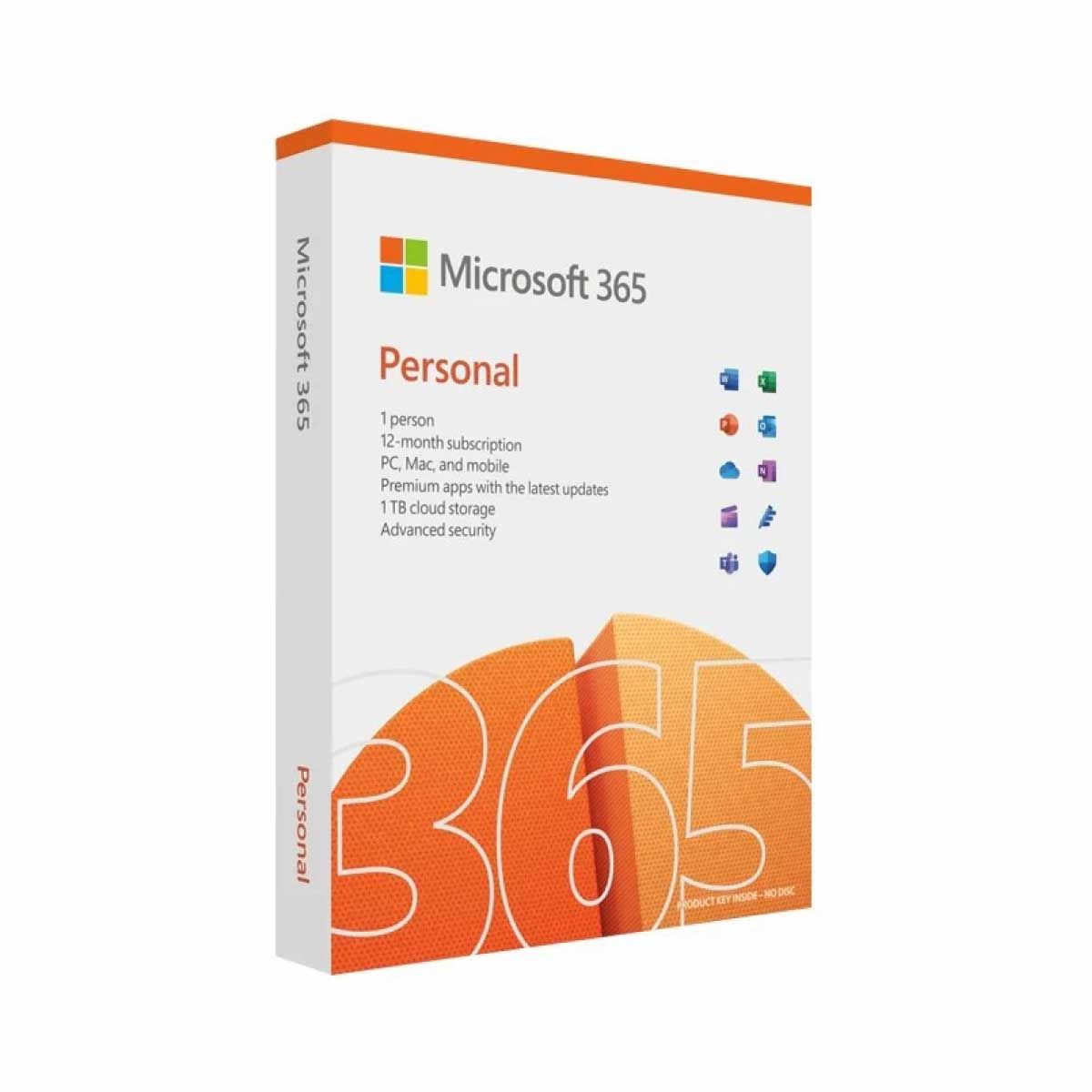MICROSOFT 365 (ไมโครซอฟต์ 365) MICROSOFT 365 PERSONAL (1 PERSON - ENGLISH - 12-MONTH SUBSCRIPTION - FPP - QQ2-01896)