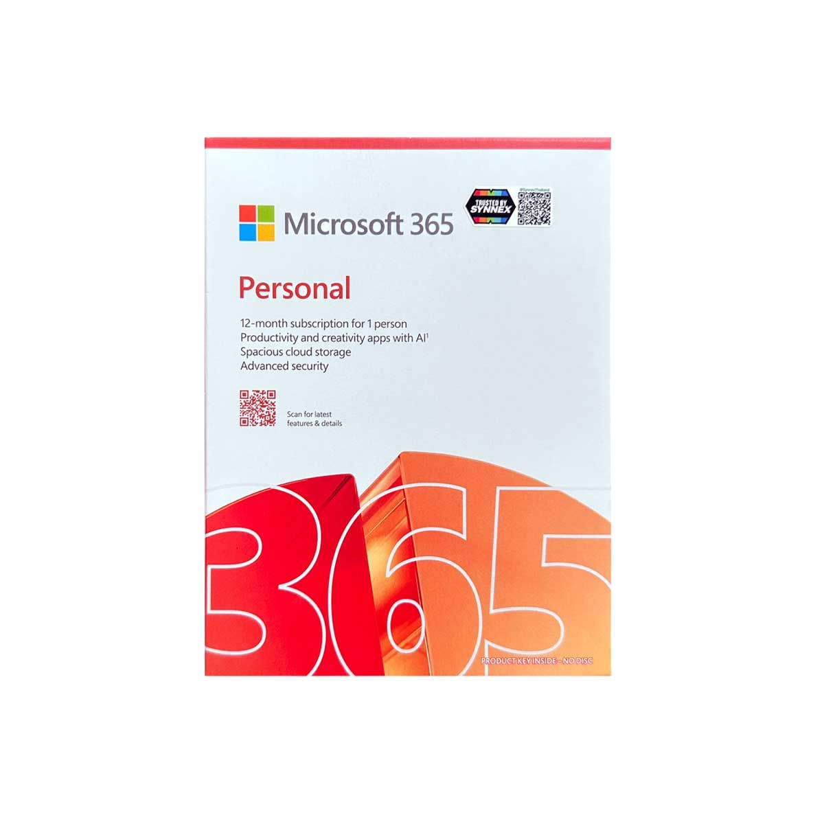 MICROSOFT 365 (ไมโครซอฟต์ 365) MICROSOFT 365 PERSONAL - 1 PERSON ENGLISH 12MONTH