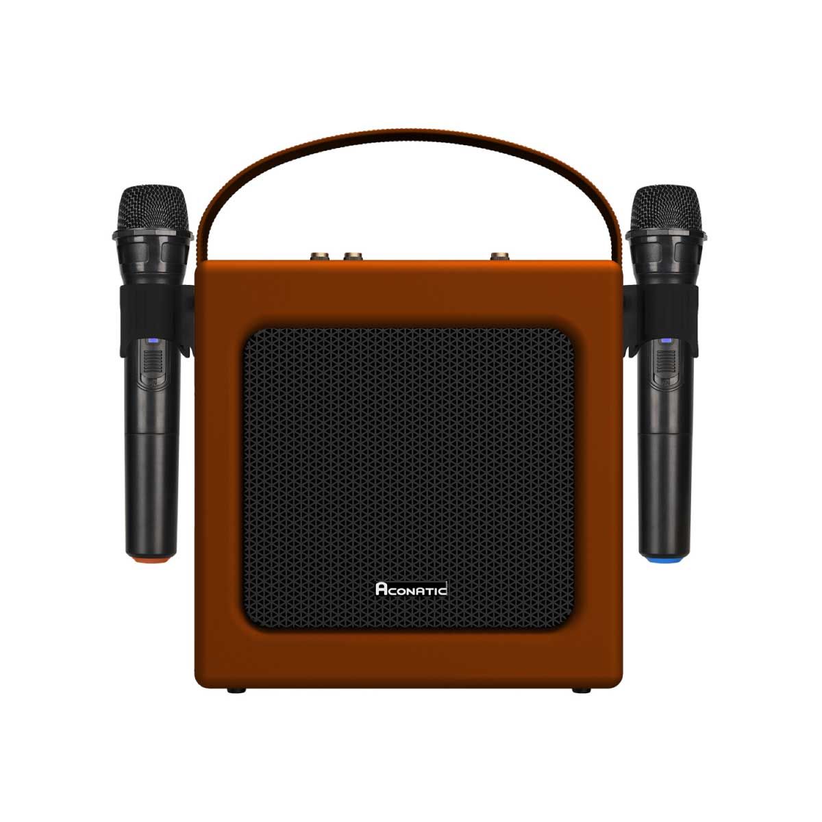 ACONATIC ชุดลำโพง Retro Speaker กำลังขับ 40W รุ่น AN-RT401 พร้อมไมโครโฟน