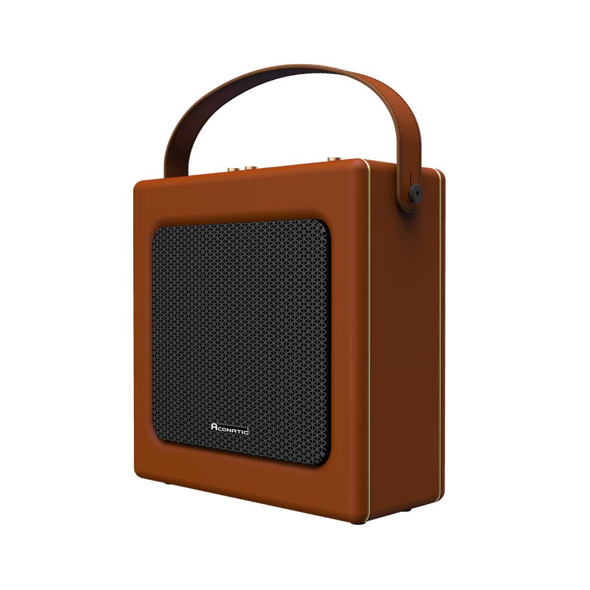 ACONATIC ชุดลำโพง Retro Speaker กำลังขับ 40W รุ่น AN-RT401 พร้อมไมโครโฟน