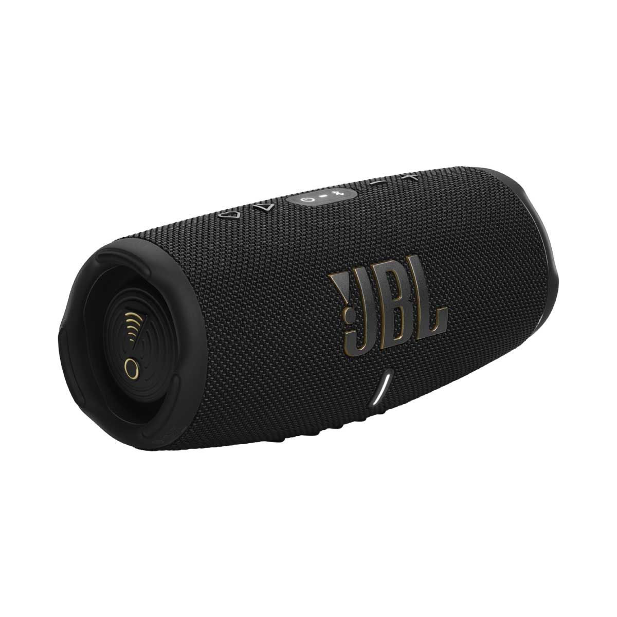 JBL ลำโพงพกพาบลูทูธและ Wi-Fi รุ่น CHARG5WFBK สีดำ Black กันน้ำ กันฝุ่น IP67