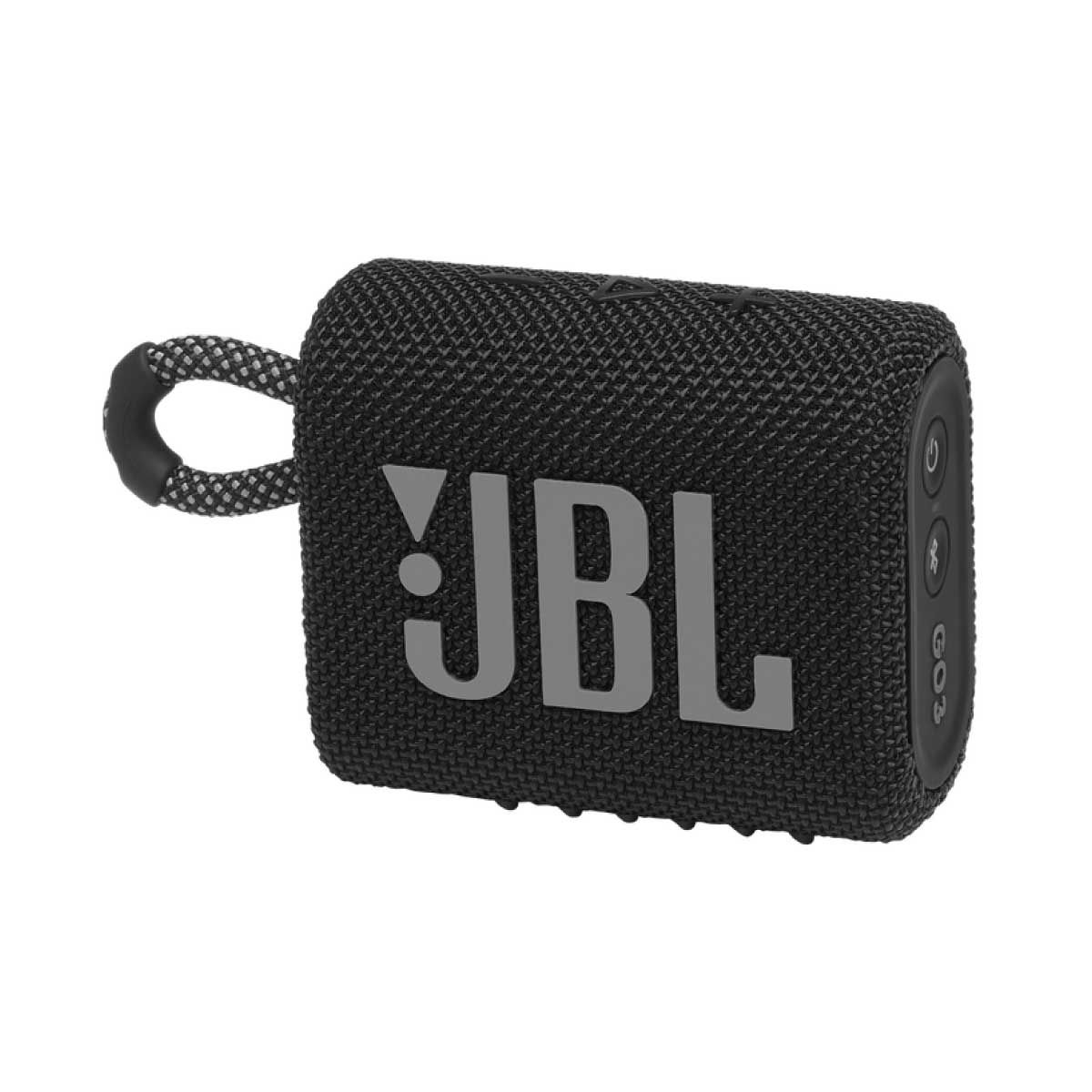 JBL ลำโพงพกพาบลูทูธ รุ่น GO3/BK สีดำ กันน้ำ/กันฝุ่น