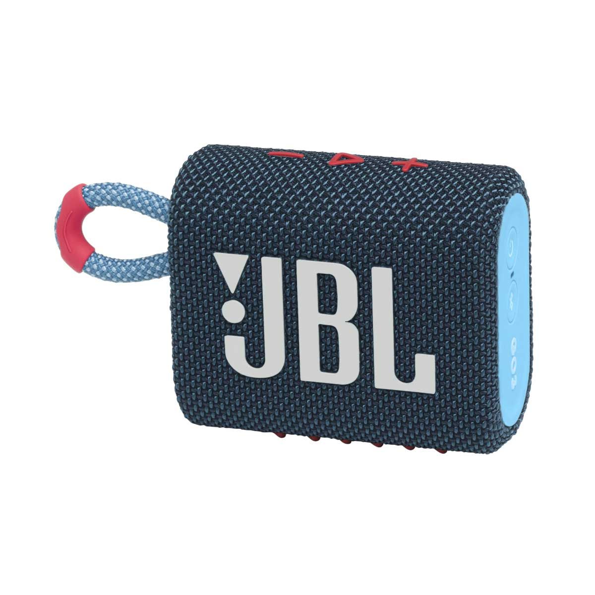 JBL ลำโพงพกพาบลูทูธ รุ่น GO3/BLPK สีฟ้า/สีชมพู กันน้ำ/กันฝุ่น