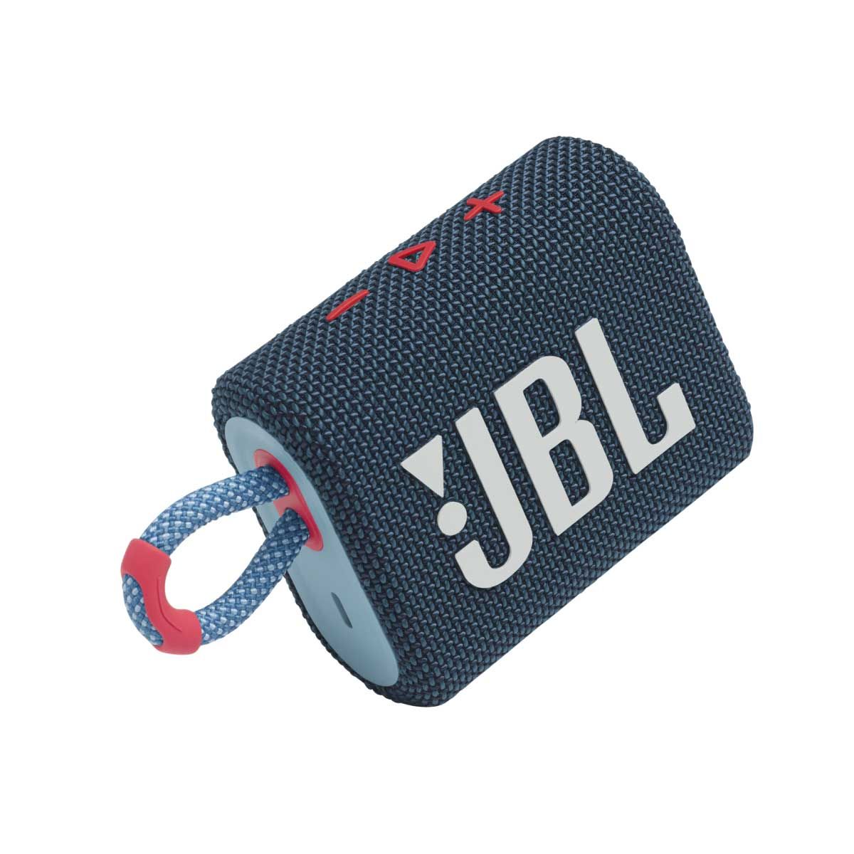 JBL ลำโพงพกพาบลูทูธ รุ่น GO3/BLPK สีฟ้า/สีชมพู กันน้ำ/กันฝุ่น