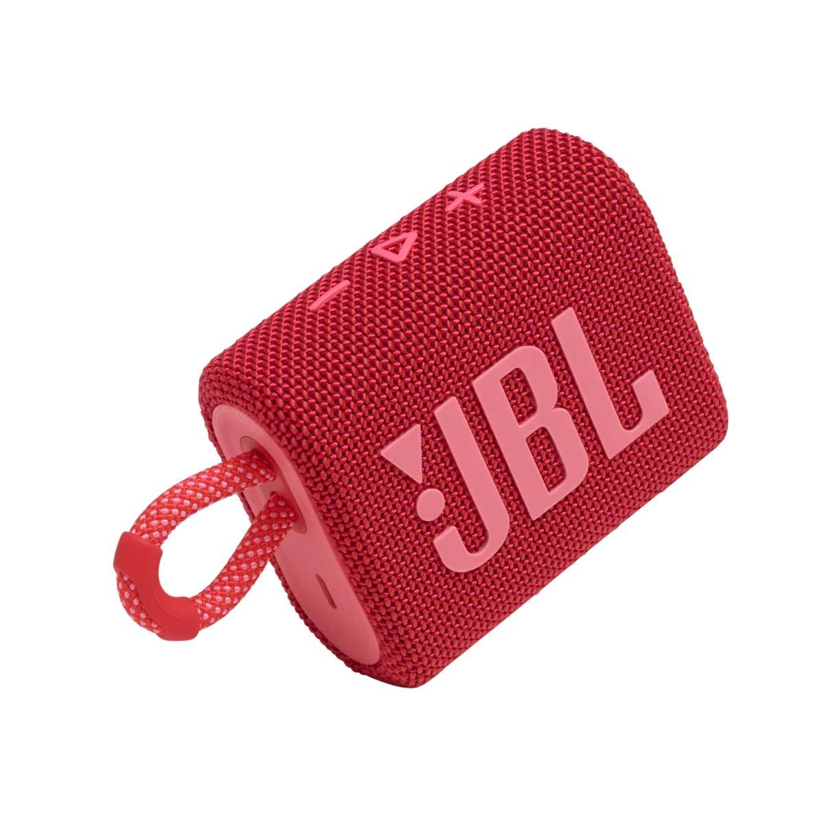 JBL ลำโพงพกพาบลูทูธ รุ่น GO3/RD สีแดง กันน้ำ/กันฝุ่น