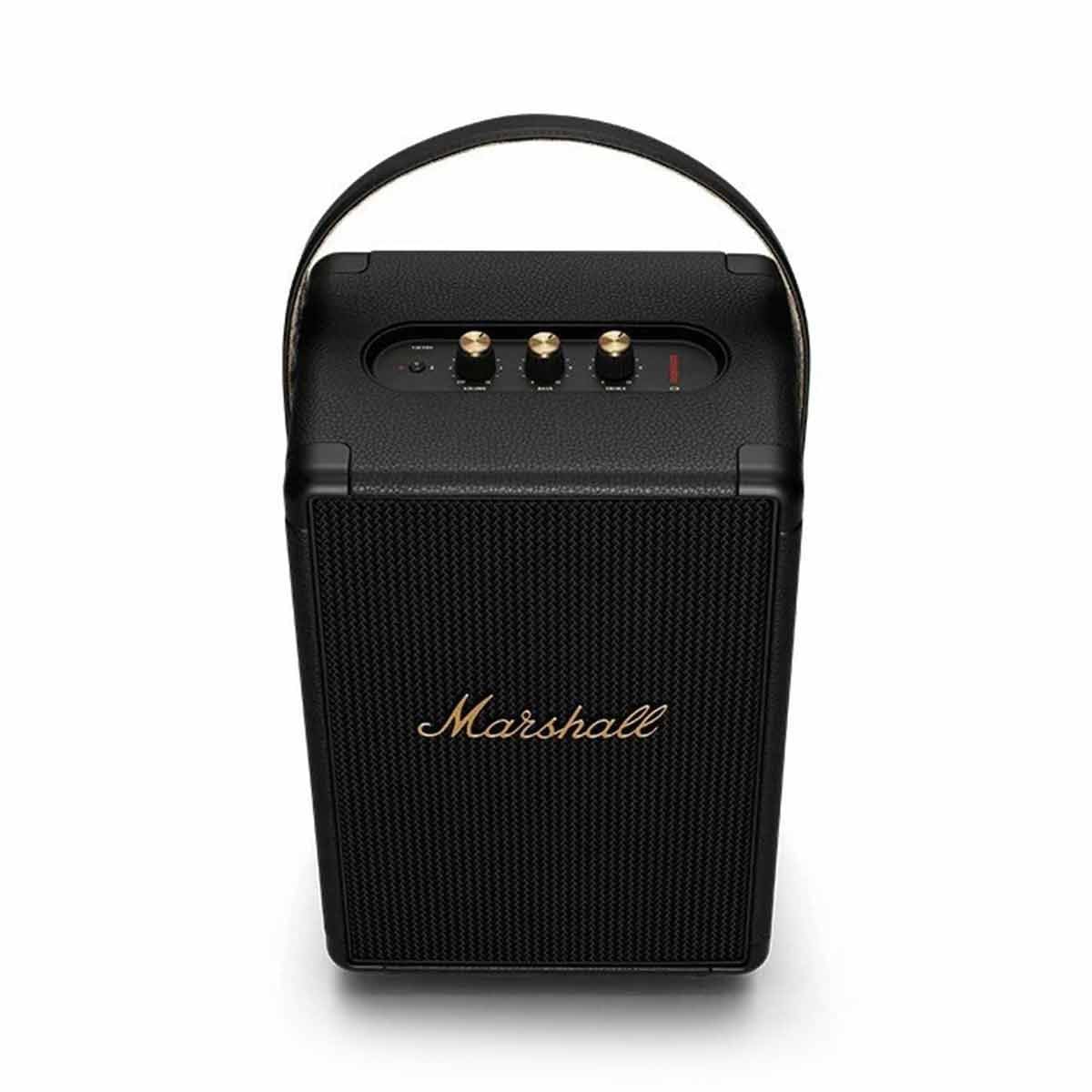 MARSHALL ลำโพง  Bluetooth Speaker รุ่น TUFTONBB Black and Brass