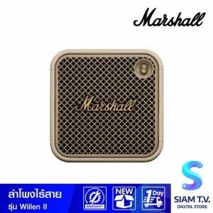 MARSHALL WILLEN II ลำโพงพกพาไร้สาย รุ่น WILLENIICR CREAM กันน้ำกันฝุ่น