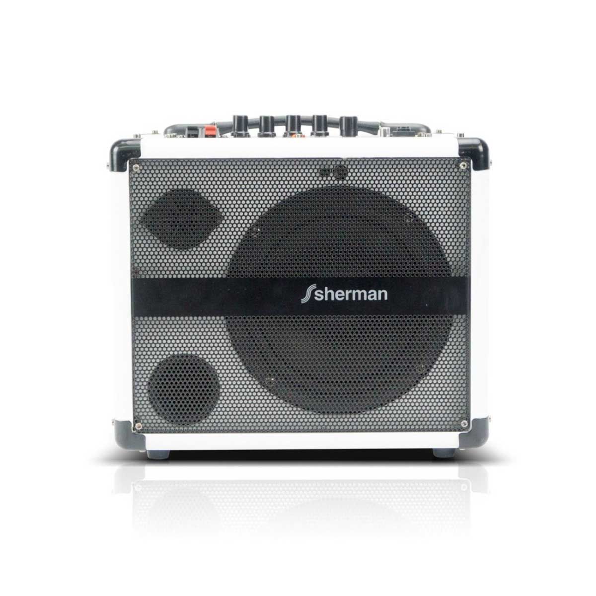 SHERMAN ลําโพงกระเป๋าหิ้วพร้อมไมค์ลอย 50 W รุ่น APS-107