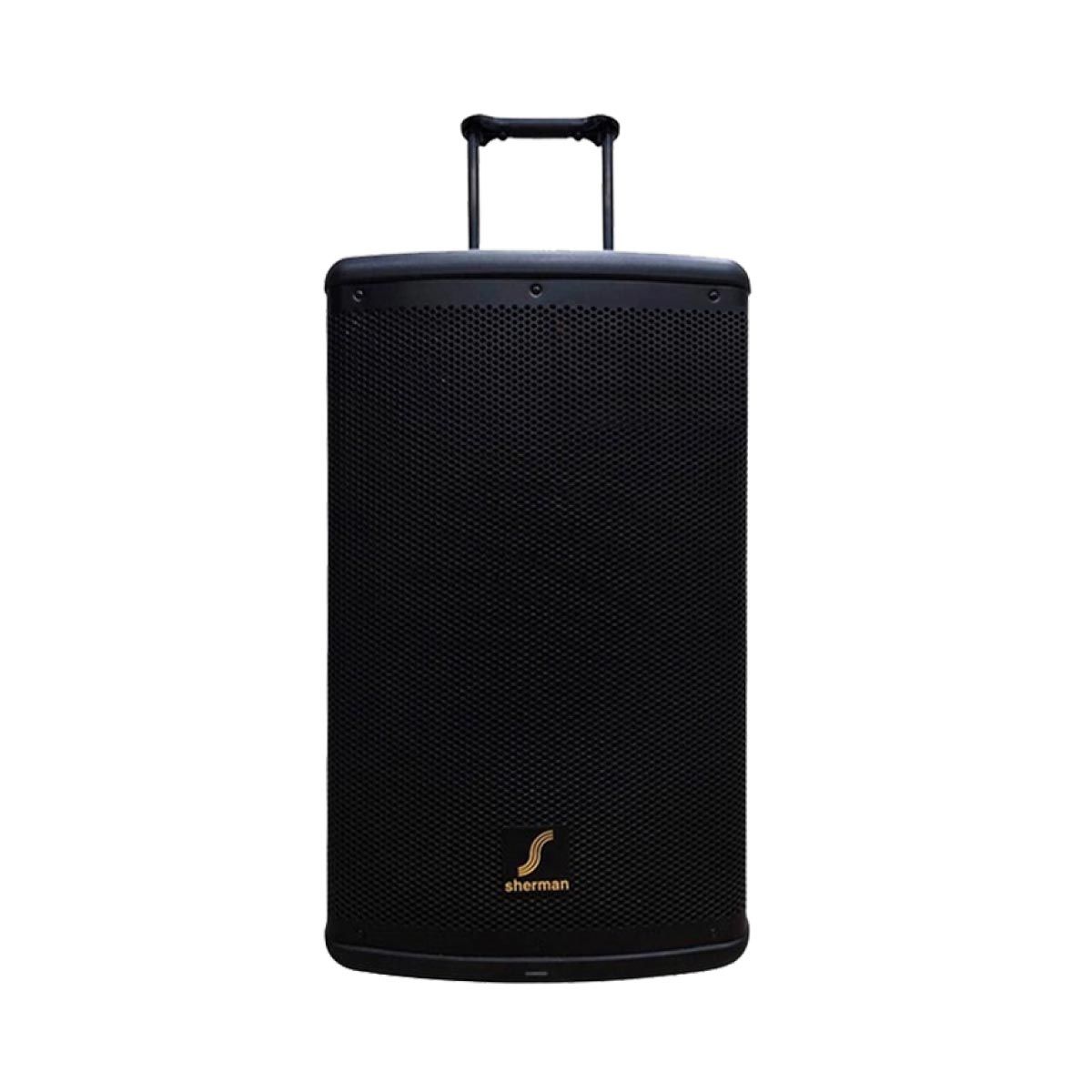 SHERMAN ชุดเครื่องเสียงเคลื่อนที่แบบลากจูง พร้อมไมค์ลอย 100 W รุ่น APS-509