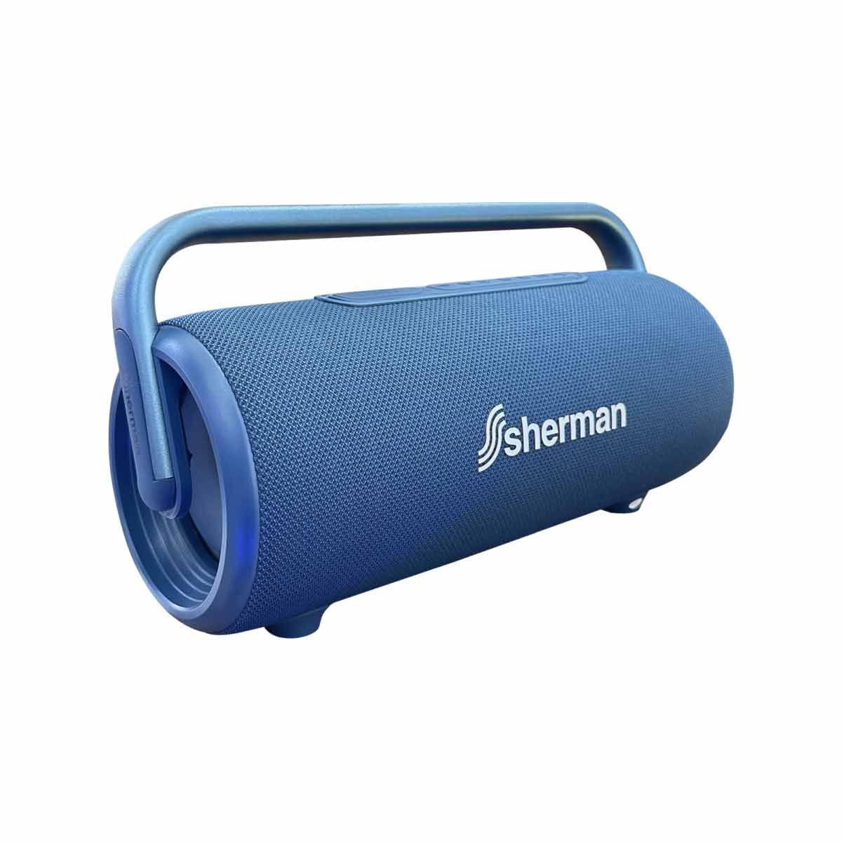Sherman ลำโพงบลูทูธ เบสคู่ 60W รุ่น BS-2/BL น้ำเงิน