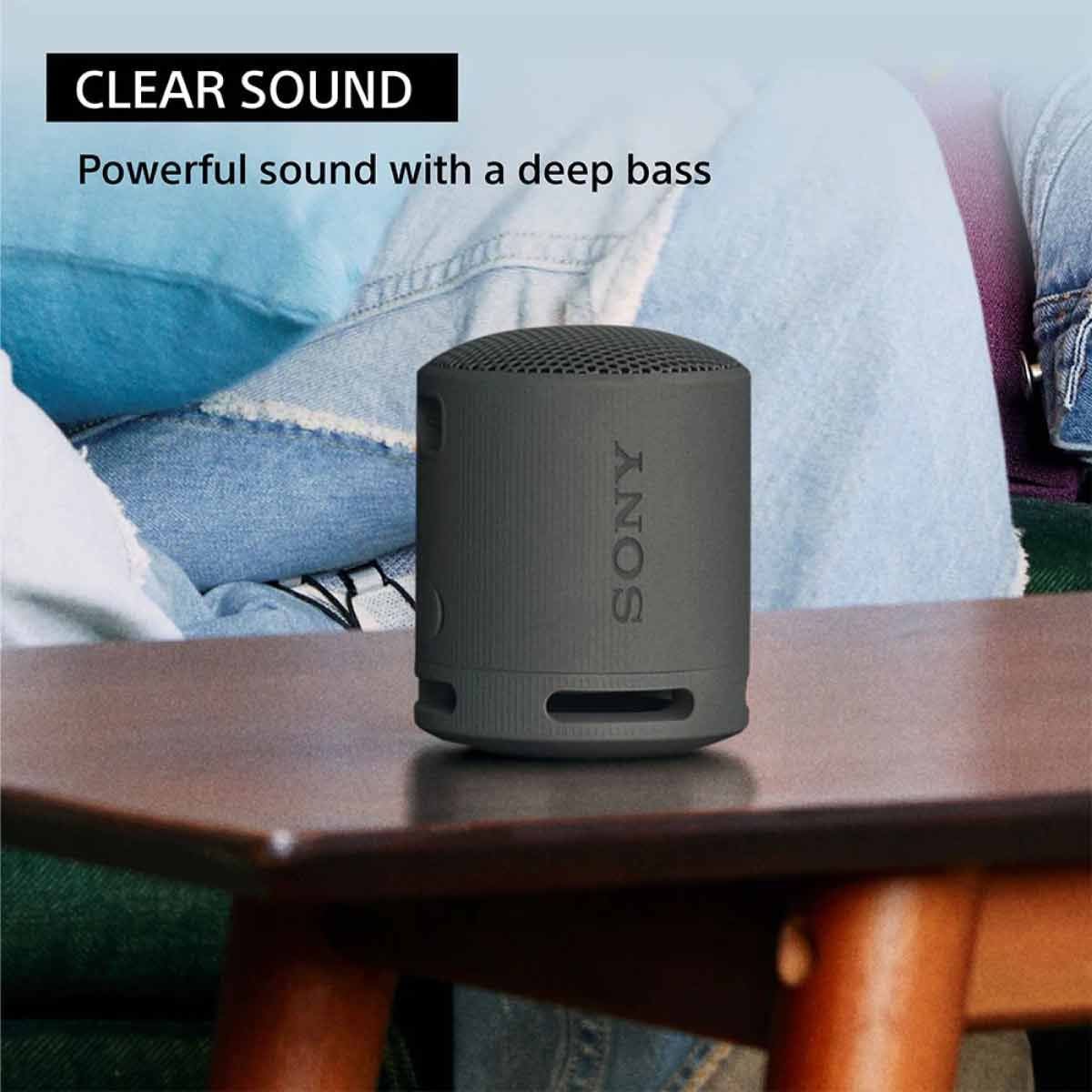 SONY ลำโพงบลูทูธ  รุ่น SRS-XB100 Wireless Speakers ลำโพงพกพา กันน้ำกันฝุ่น IP67