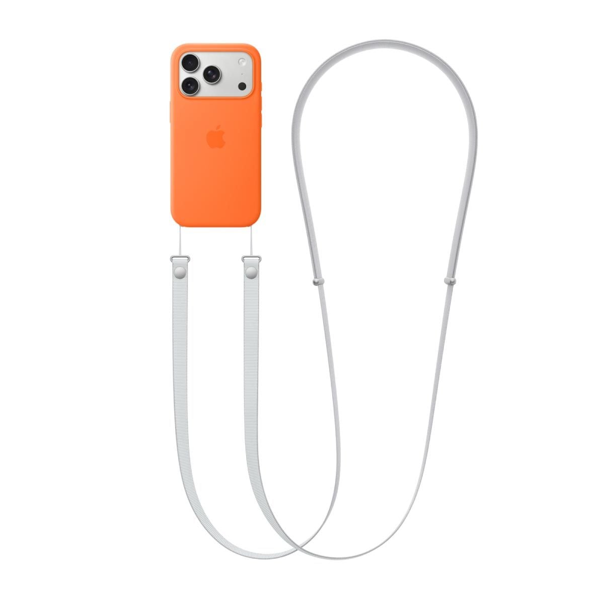 Apple สายสะพายข้าง - สีเทาอ่อน