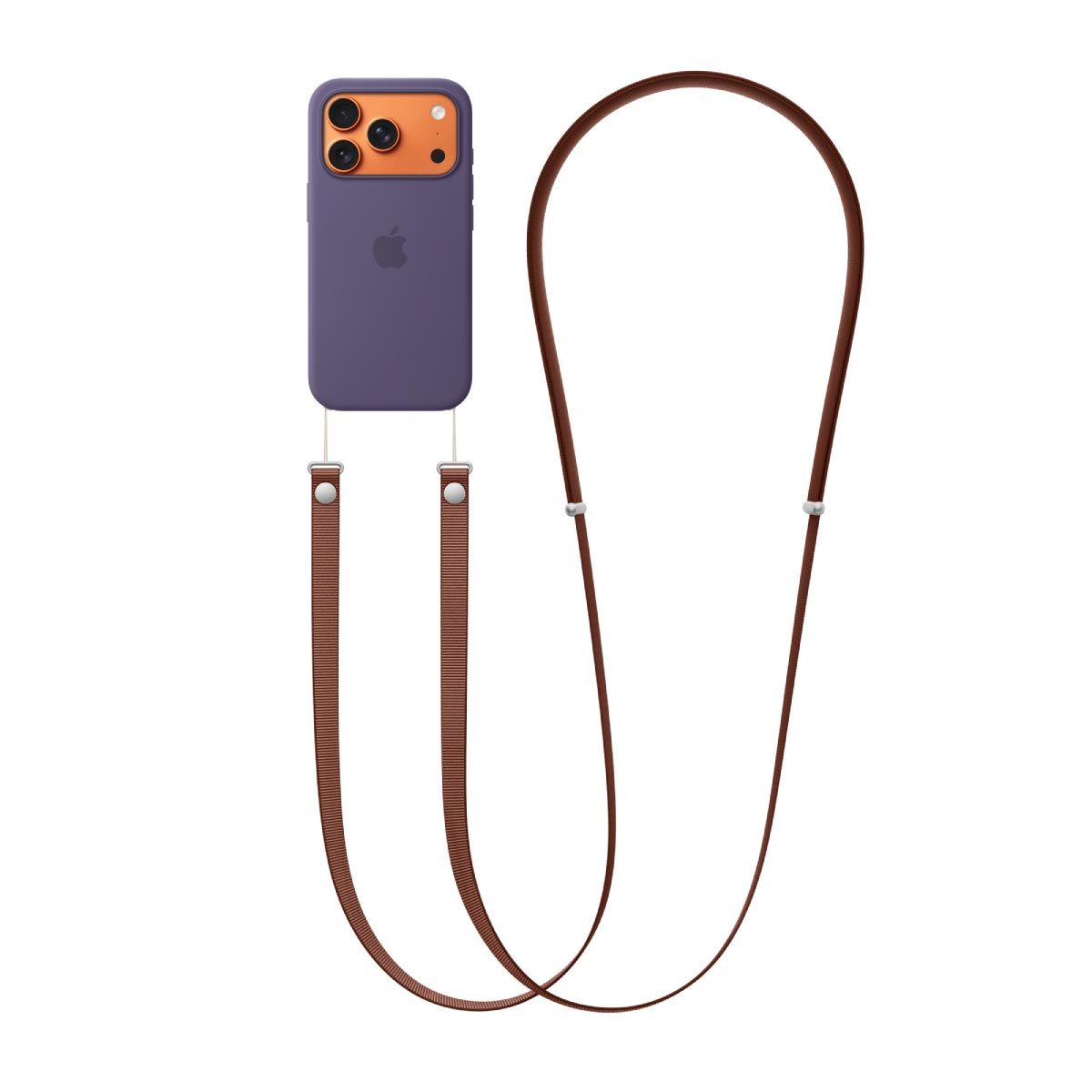 Apple สายสะพายข้าง - สีน้ำตาลเซียนนา