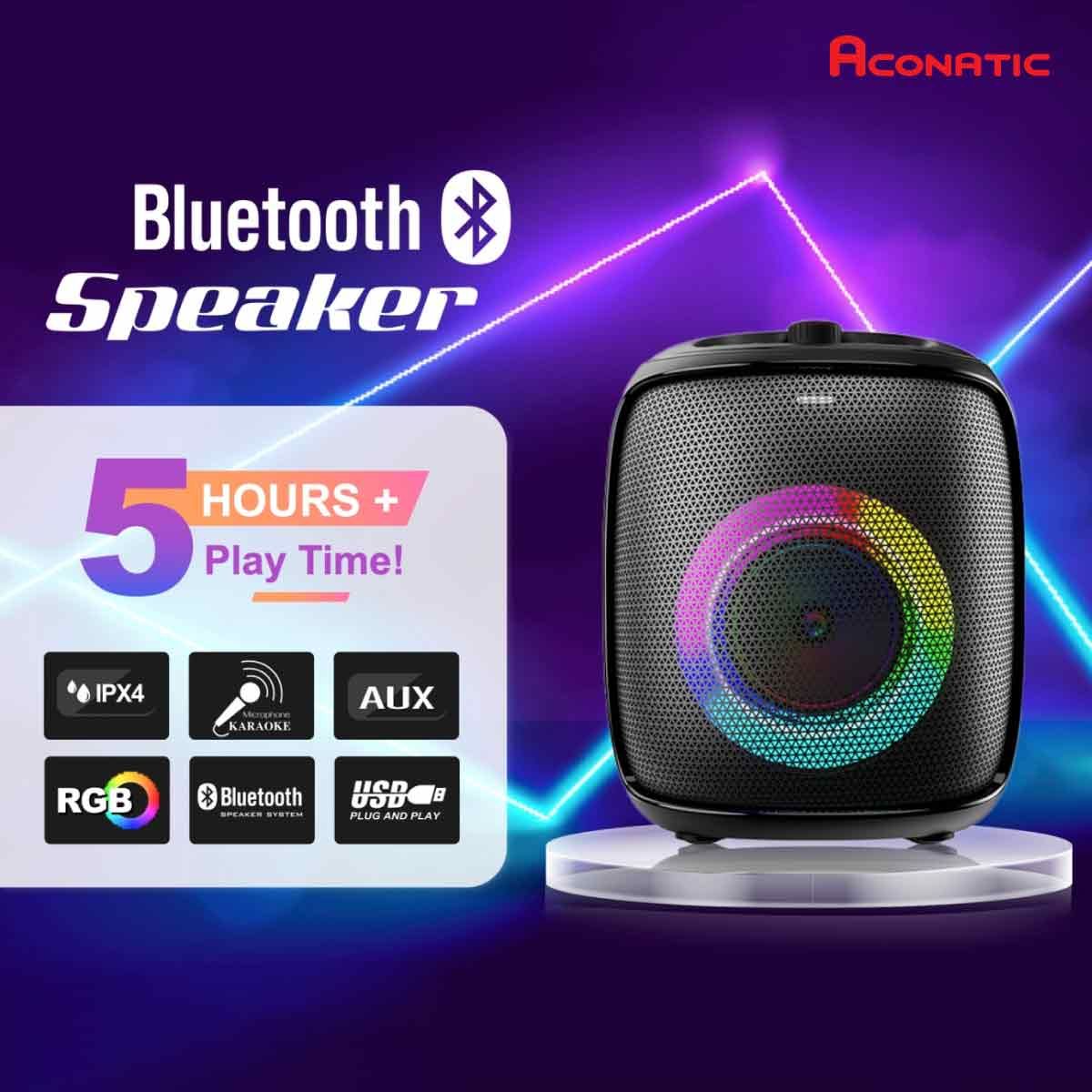 Aconatic ลำโพงบลูทูธไร้สาย รุ่น AN-BT1200