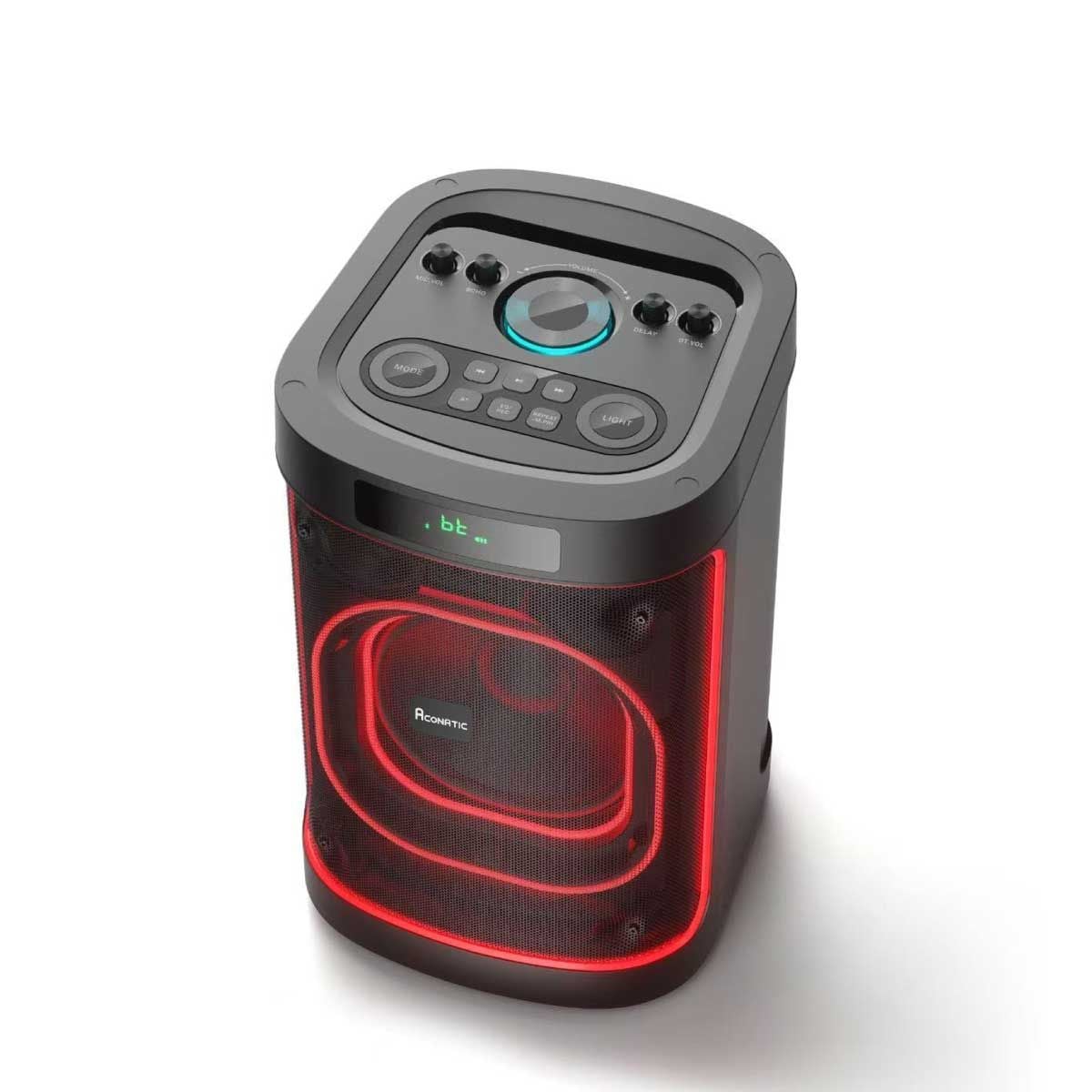 ACONATIC ลำโพงปาร์ตี้ 60 วัตต์ +ไมค์ รุ่น AN-SP608PT