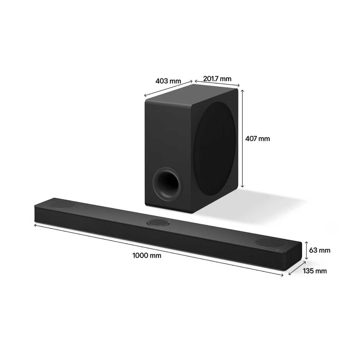 LG ชุดลำโพง SOUNDBAR 5.1.3CH Dolby Atmos 480W รุ่น S80TY