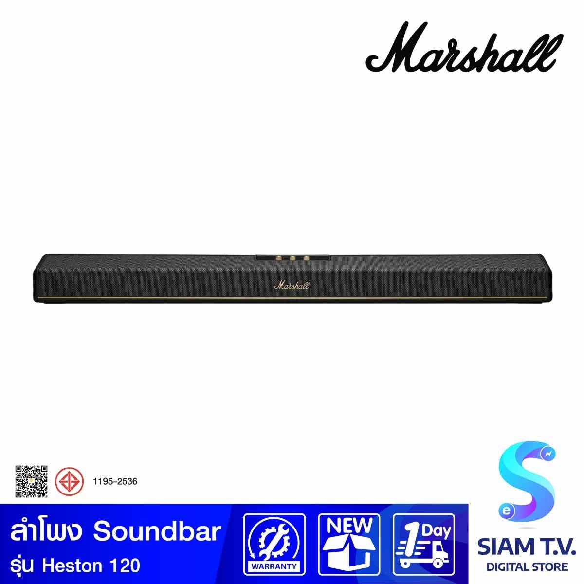 MARSHALL ลำโพง SOUNDBAR รุ่น HESTON 120 Black