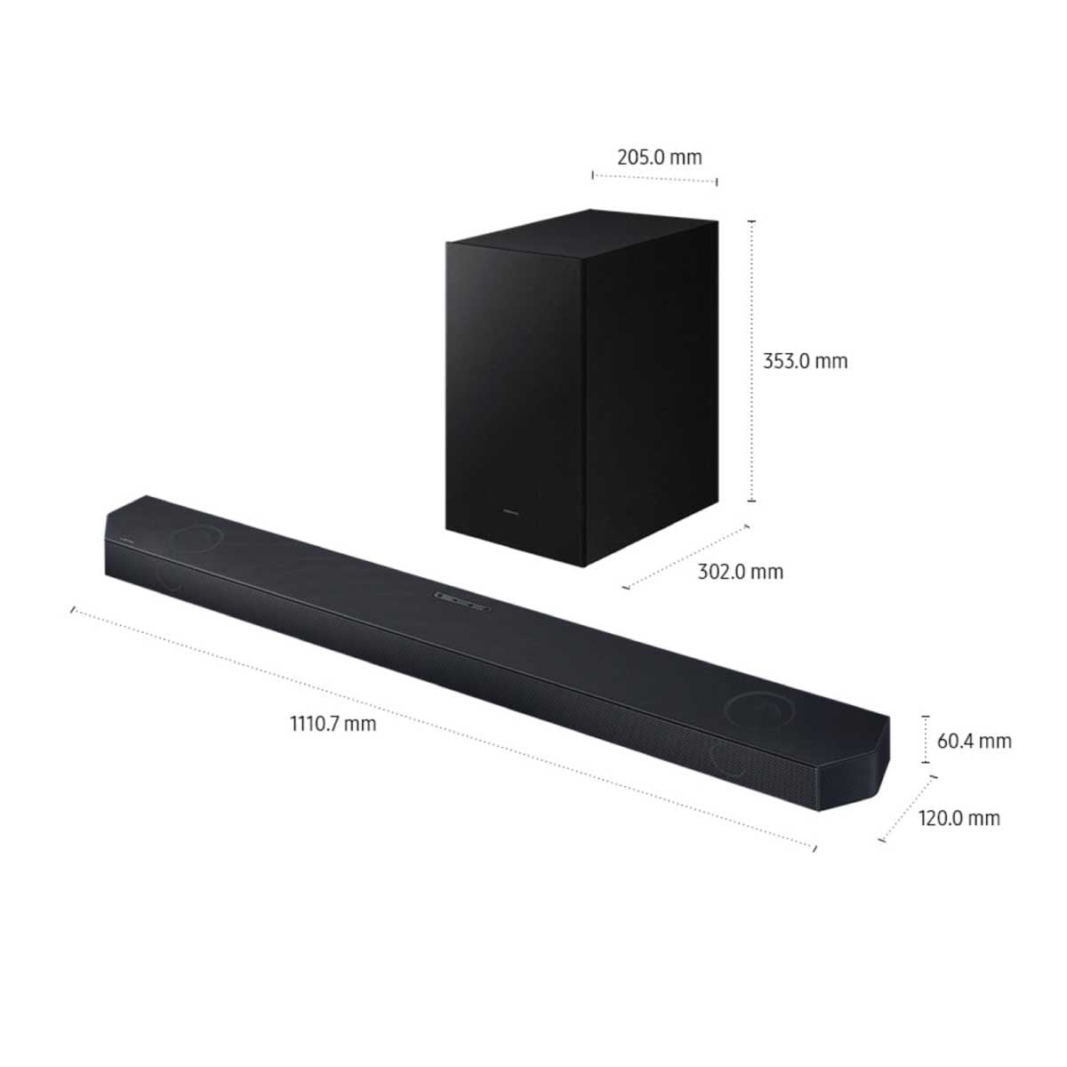 SAMSUNG ลำโพง Soundbar Q-Series Dolby Atmos 3.1.2ch รุ่น HW-Q600H/XT