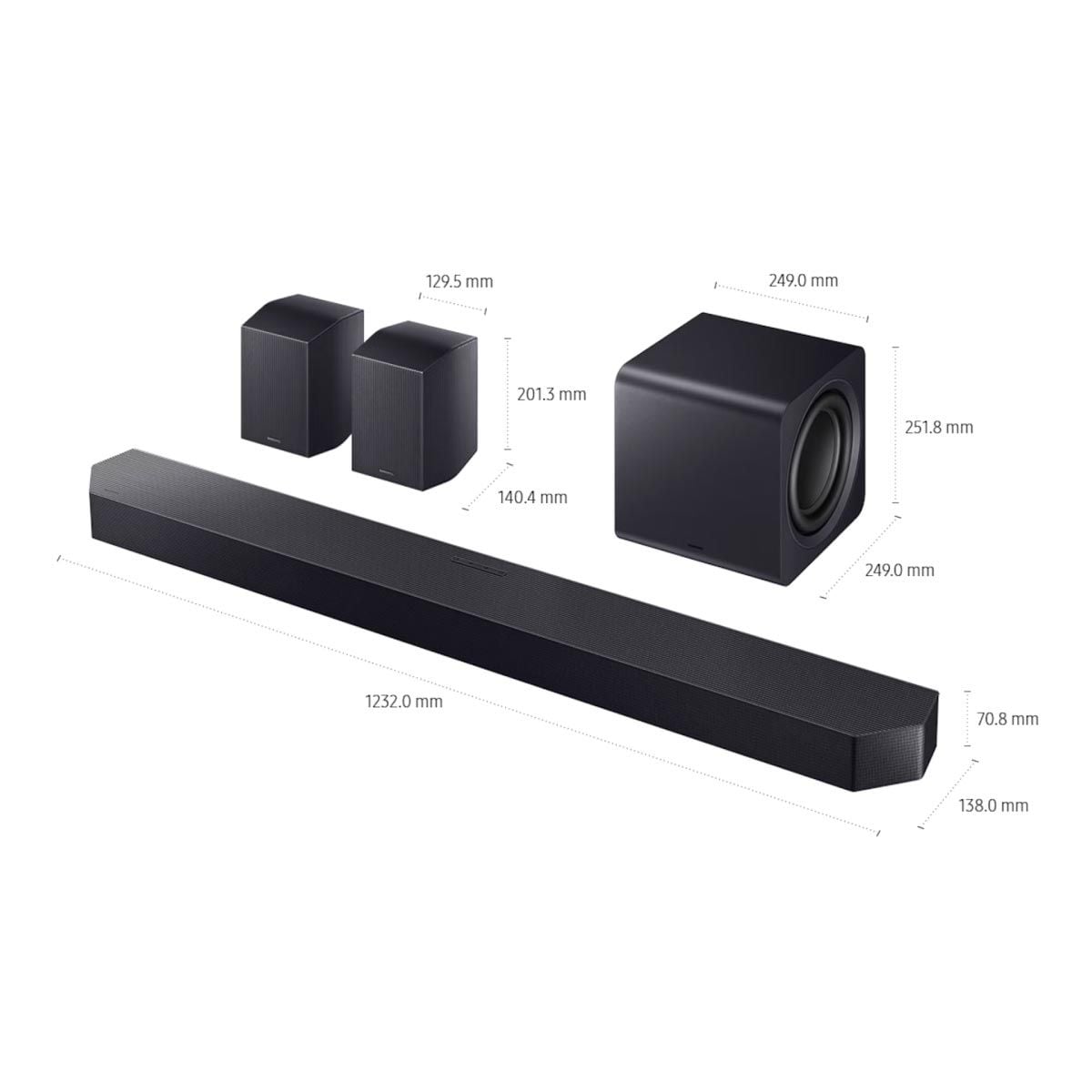 SAMSUNG ลำโพง Soundbar Q-Series Dolby Atmos 11.1.4ch รุ่น HW-Q990H/XT