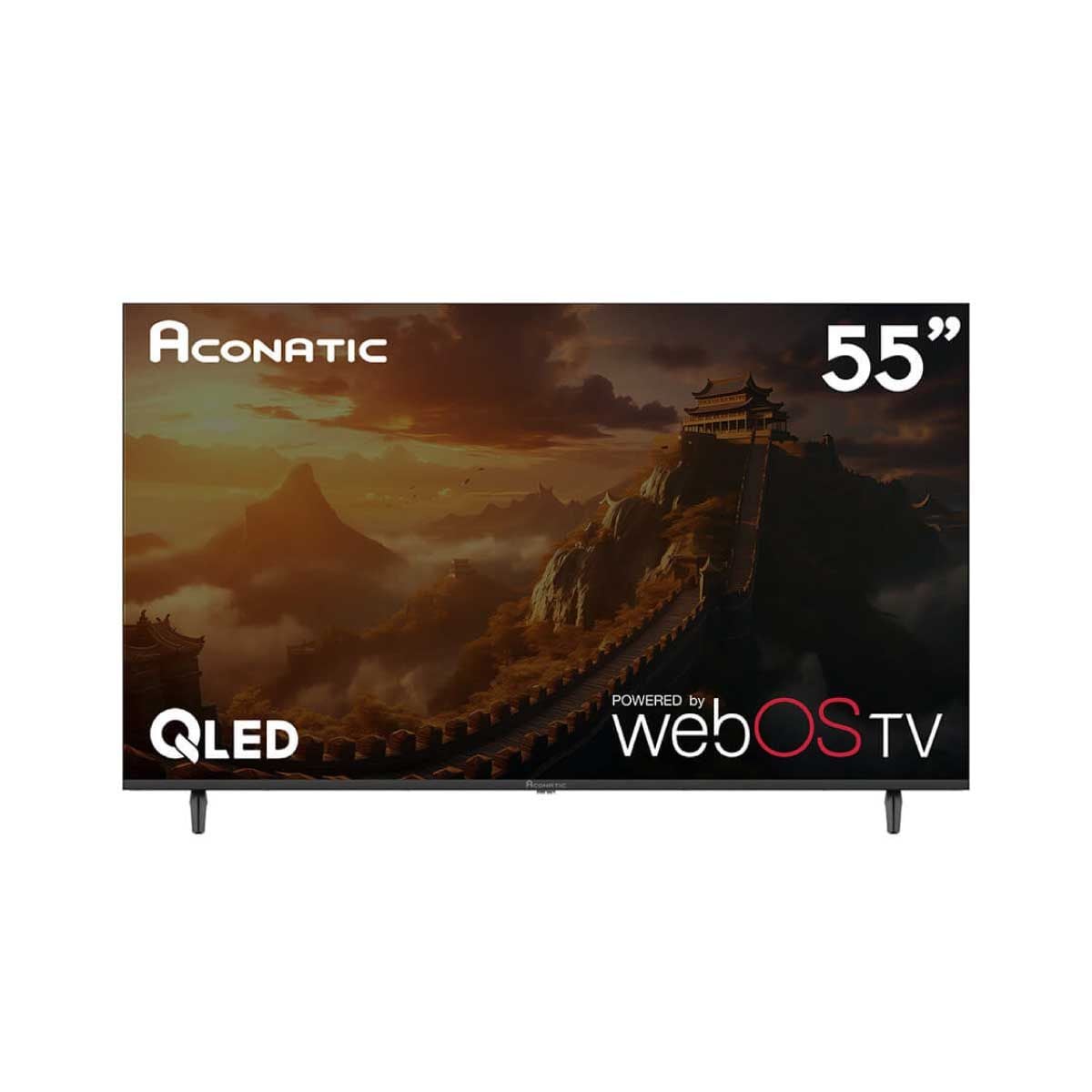 ACONATIC QLED TV  4K Google TV Ai+Magic Remote รุ่น 55QSB340AN Smart TV ขนาด 55 นิ้ว