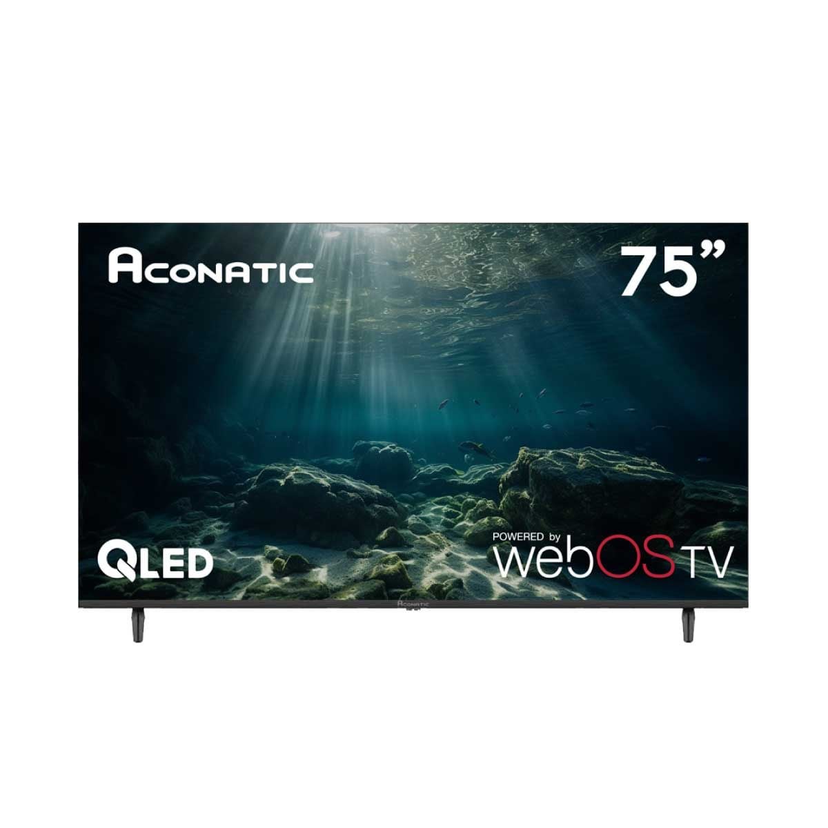 ACONATIC QLED TV  Web OS รุ่น 75QSB340AN Smart TV  ขนาด 75 นิ้ว Magic Remote