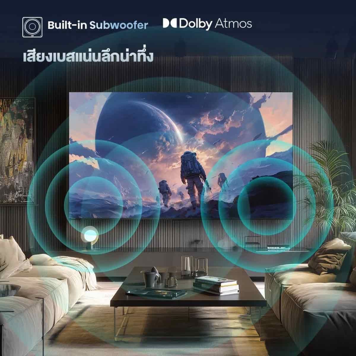 HISENSE ULED MiniLED Smart TV 4K 144Hz รุ่น 65E8Q  สมาร์ททีวี 65 นิ้ว