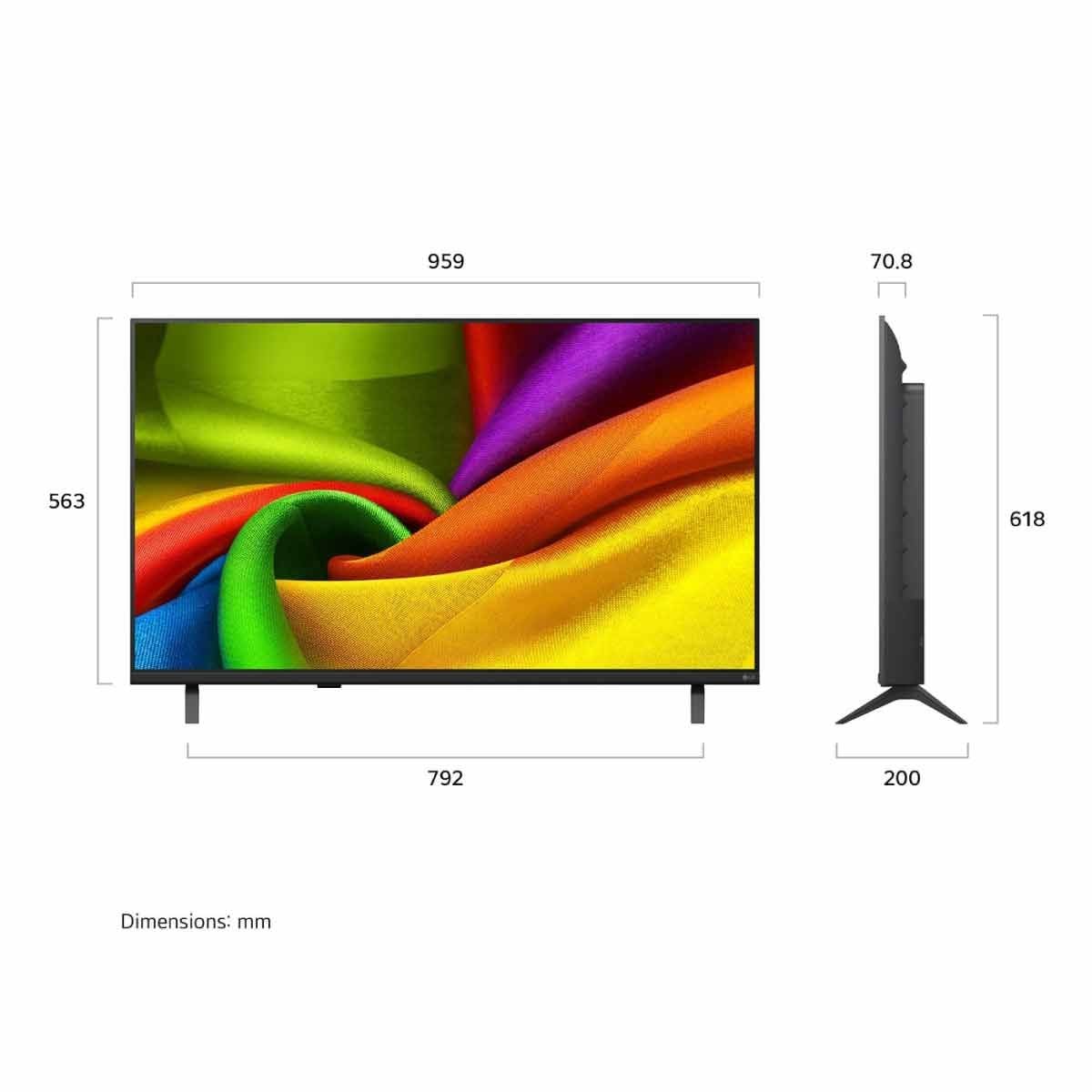 LG QLED TV NANO 4K AI รุ่น 43NU855BPSA Smart TV ขนาด 43 นิ้ว